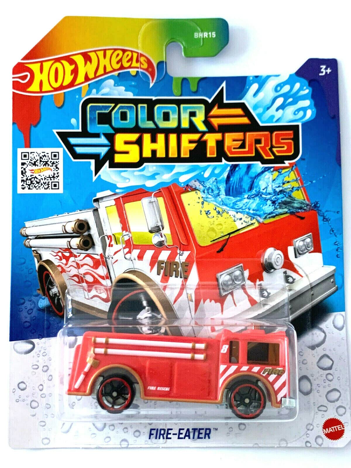 Hot Wheels 2021 Color Shifters Fire Eater Die-Cast Truck 1:64 Scale - Collectible Toy Car for Kids & Adults, Perfect for Racing Games & Display Collections