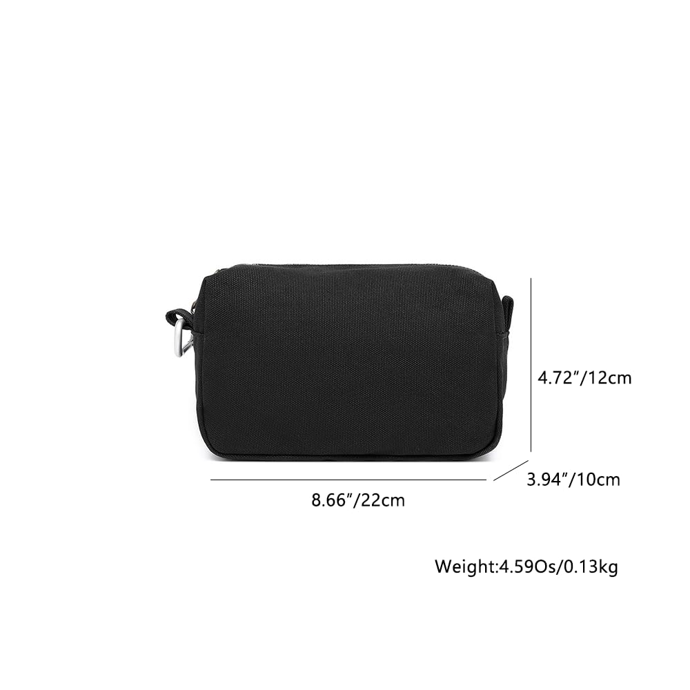 Lightweight Cosmetic Organizer Bag with Ring Clasp - Travel Makeup Case for Women, Perfect for Daily Use & Trips