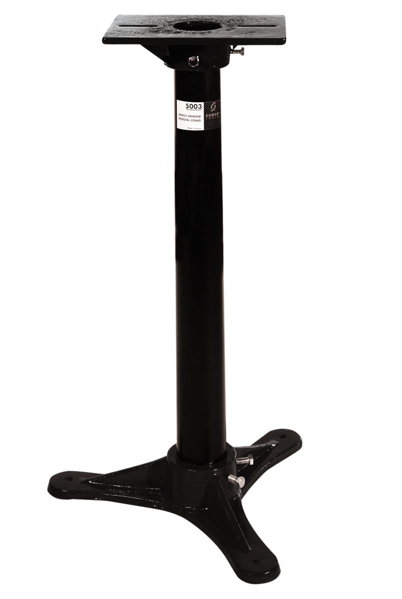 SUNEX TOOLS 5003 Universal Bench Grinder Stand - Heavy Duty Steel Base for Workshop & Garage Use - Perfect for Sharpening, Grinding & Polishing Metal Tools