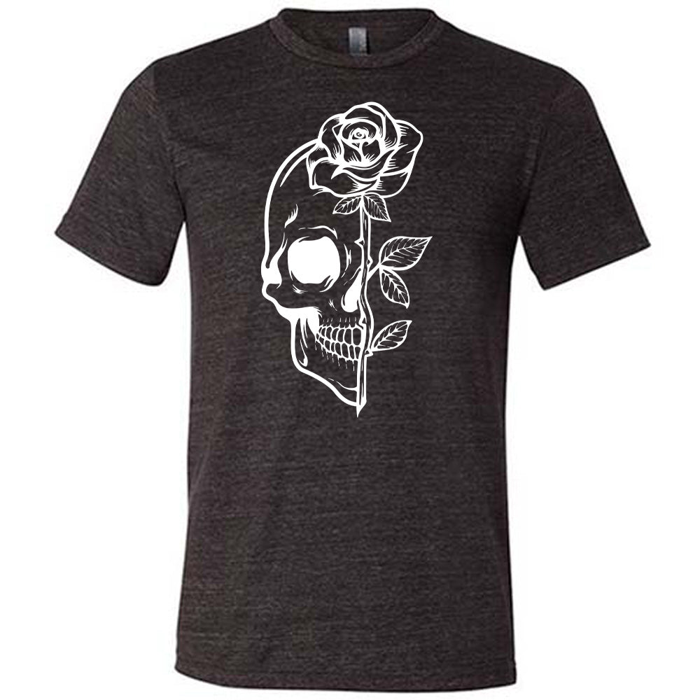 Skull Rose Graphic T-Shirt for Men & Women | Gothic Unisex Tee for Casual Wear, Street Style & Halloween Outfits