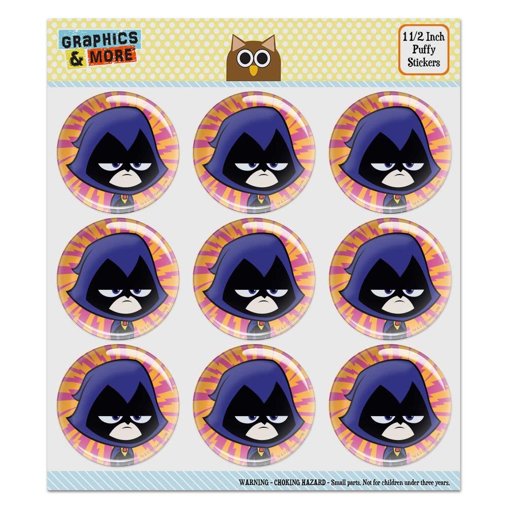 Teen Titans Go! Raven Stickers for Scrapbooking & Crafts - DIY Fun