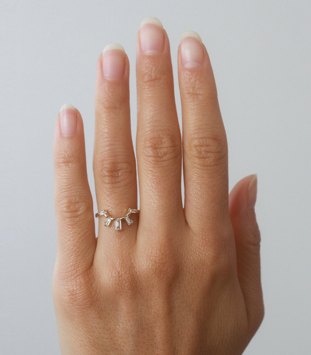 Sunrise Nesting Band - Stackable Silicone Rings for Women, Comfortable Wedding Bands, Minimalist Jewelry for Everyday Wear - Perfect for Work, Travel, and Active Lifestyles