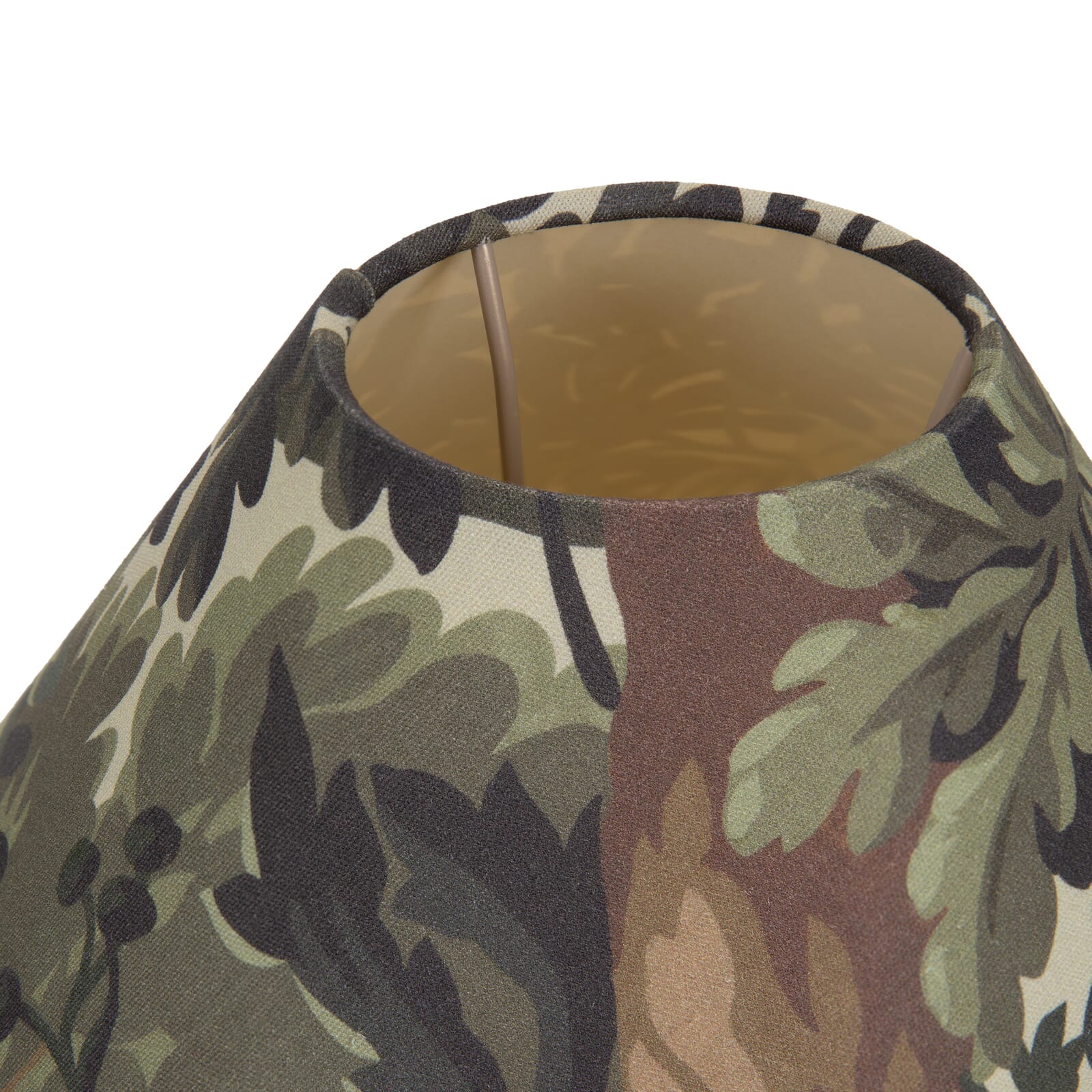 FORIS Cotton Linen Malpas Lampshade Verdure - Elegant Handmade Lamp Shade for Bedroom, Living Room & Nursery Decor