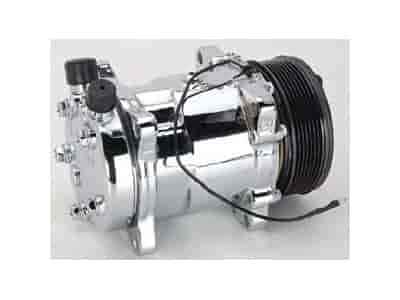 JEGS 51806 High Performance Air Conditioner Compressor | Universal Fit for Cars & Trucks | Perfect for Summer Cooling & Auto AC Repair