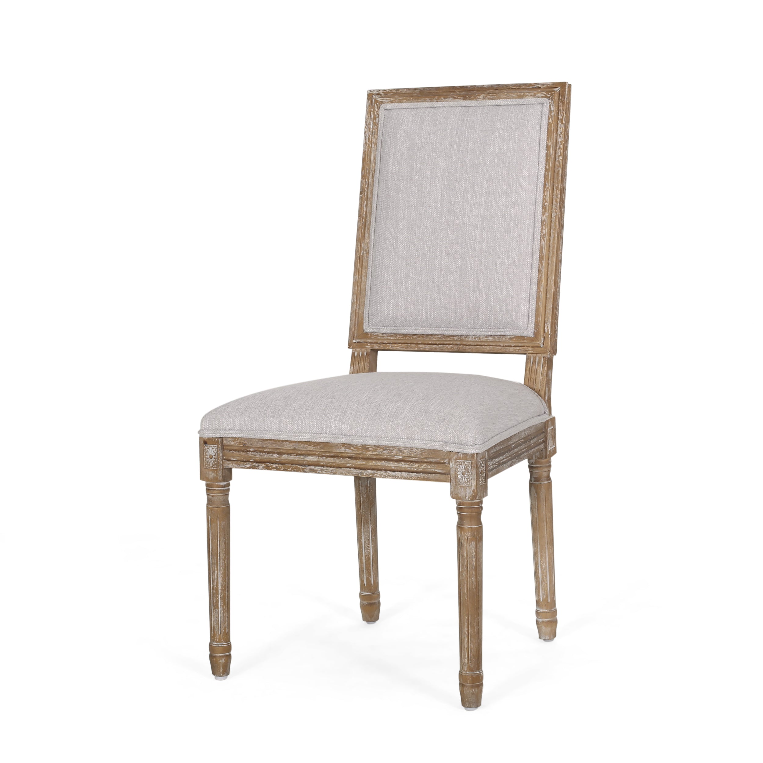 Modern Dining Chairs Set of 6 - Sturdy Wooden Kitchen Chairs with Padded Seats - Perfect for Dining Room, Kitchen, Breakfast Nook & Home Decor