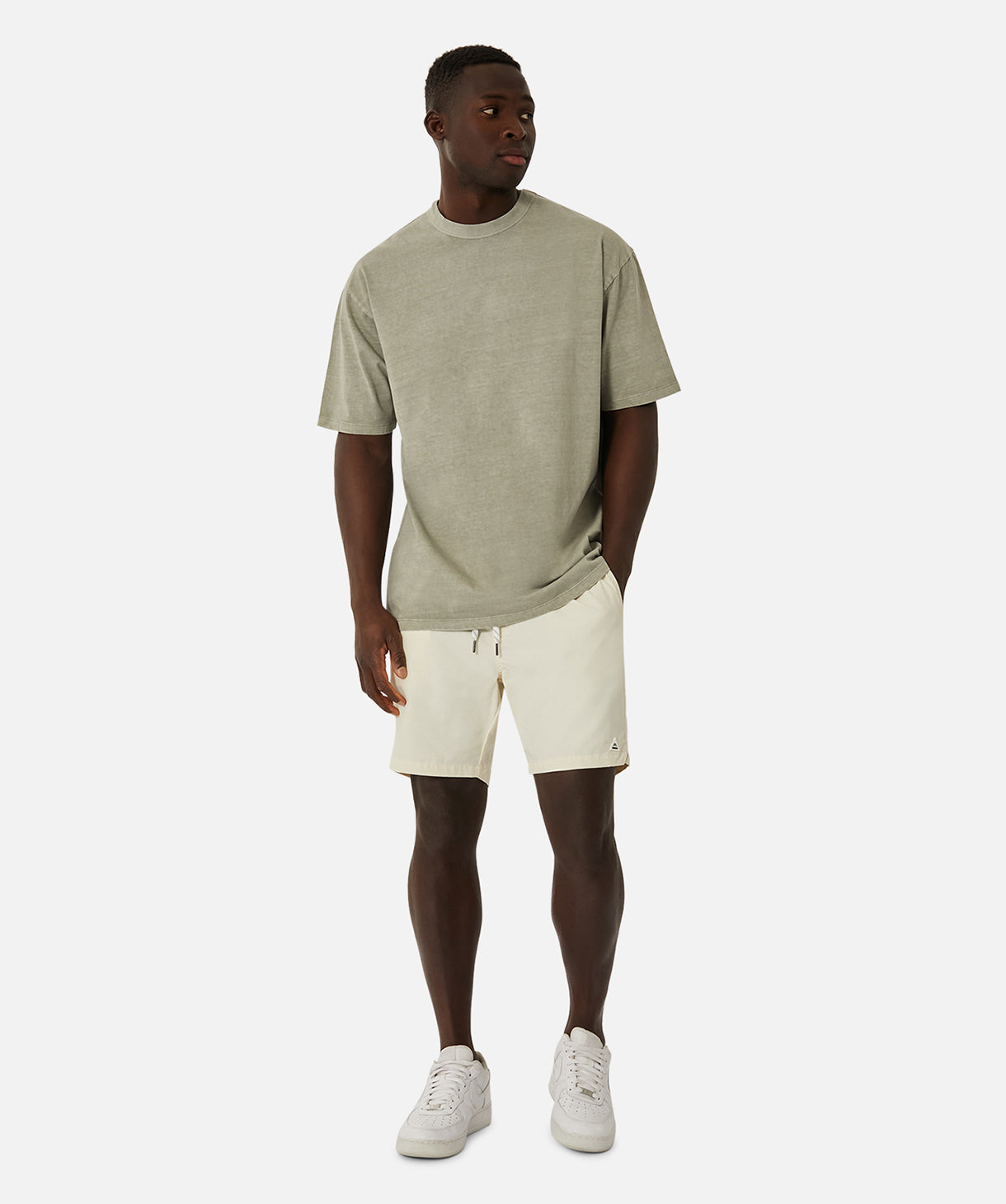The Del Sur Tee - Light Army Green Casual T-Shirt for Men | Soft Cotton Comfort Fit | Perfect for Everyday Wear, Outdoor Adventures & Travel