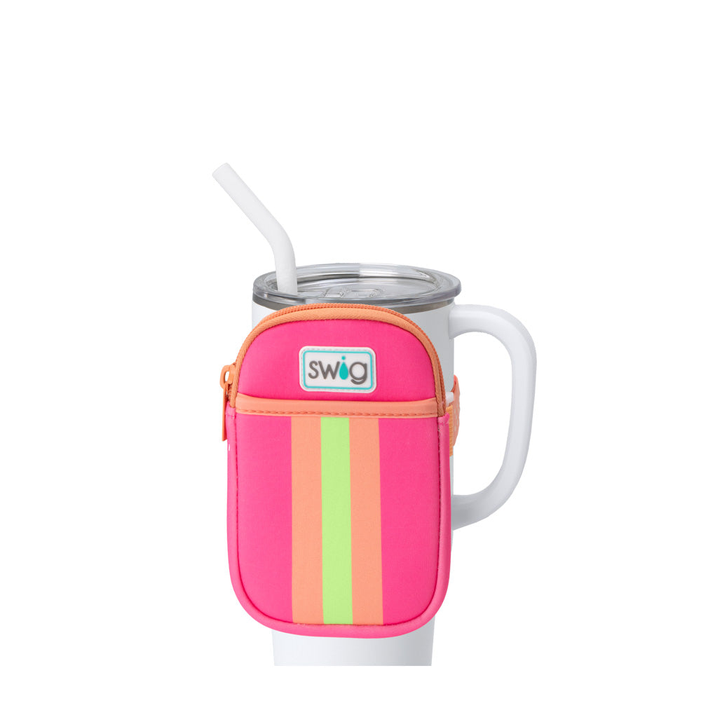 Tutti Frutti Mega Mug Pouch - Large Insulated Drink Holder for Coffee, Tea & Smoothies | Perfect for Travel, Office & Outdoor Activities