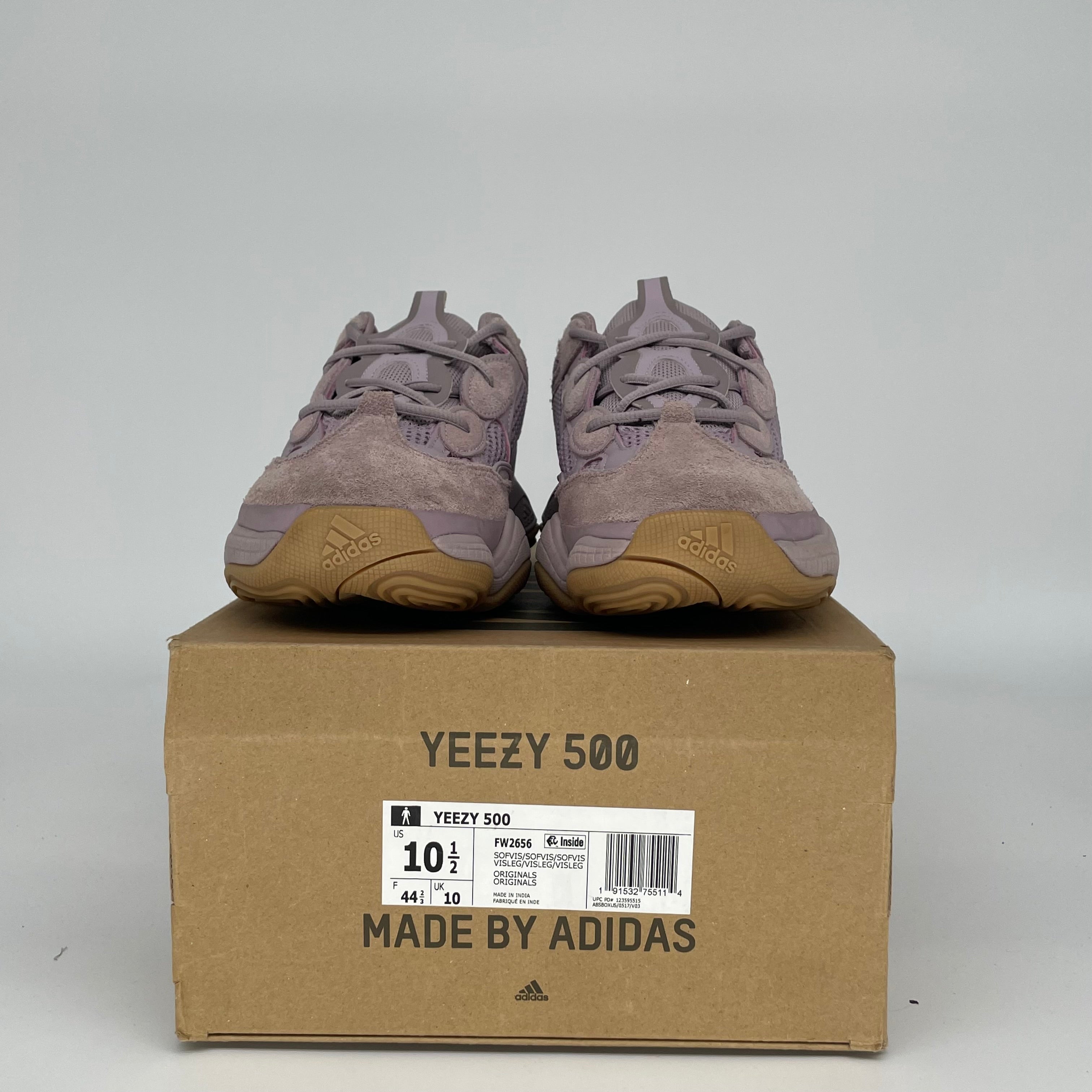 Adidas Yeezy 500 Soft Vision Sneakers - Men's Size 10.5 (FW2656) | Comfortable Running Shoes for Gym, Jogging & Casual Wear