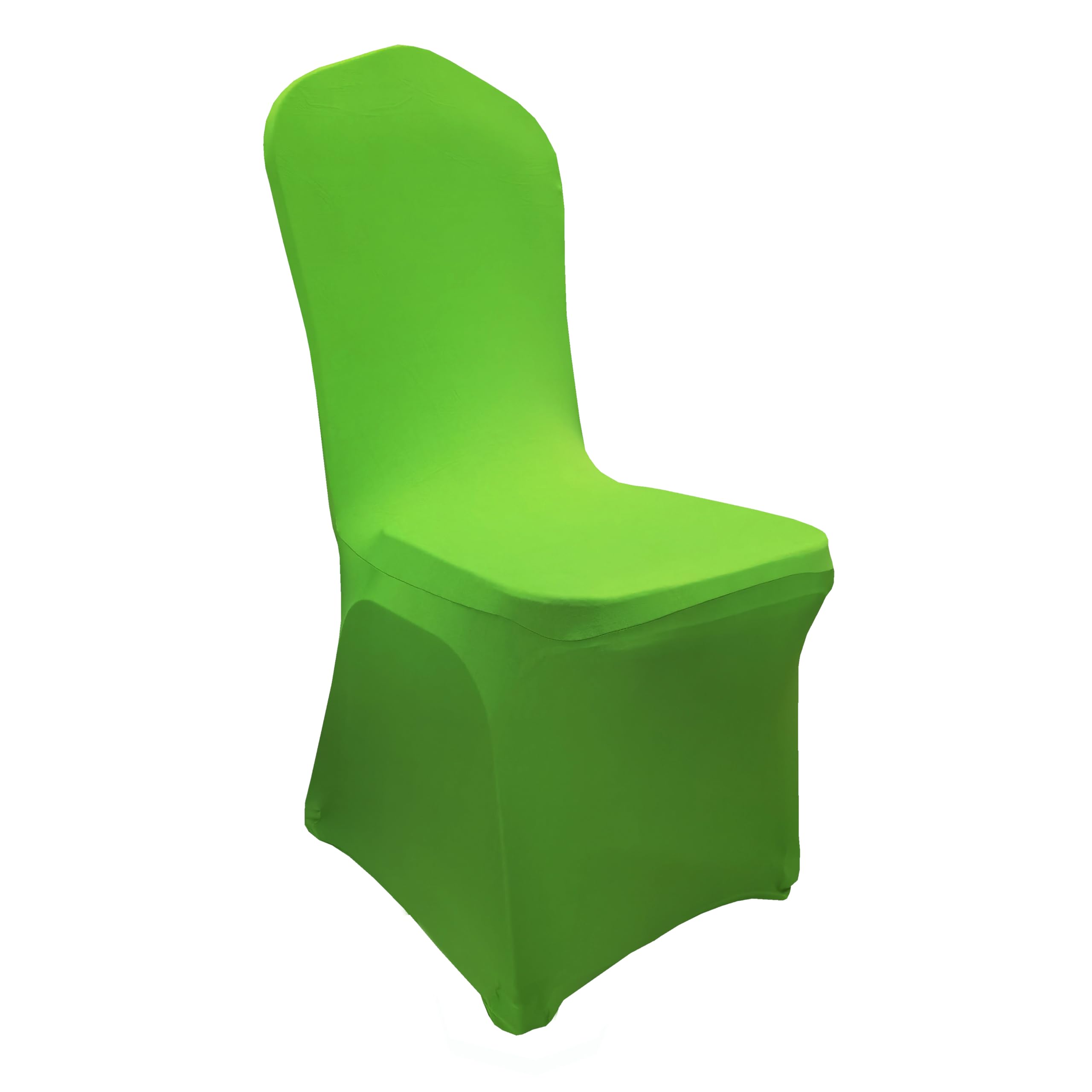 Stretch Spandex Dining Chair Covers - Elastic Slipcovers for Wedding Banquet, Party & Home Decor (Green) | Waterproof & Washable Seat Protectors for Indoor & Outdoor Events