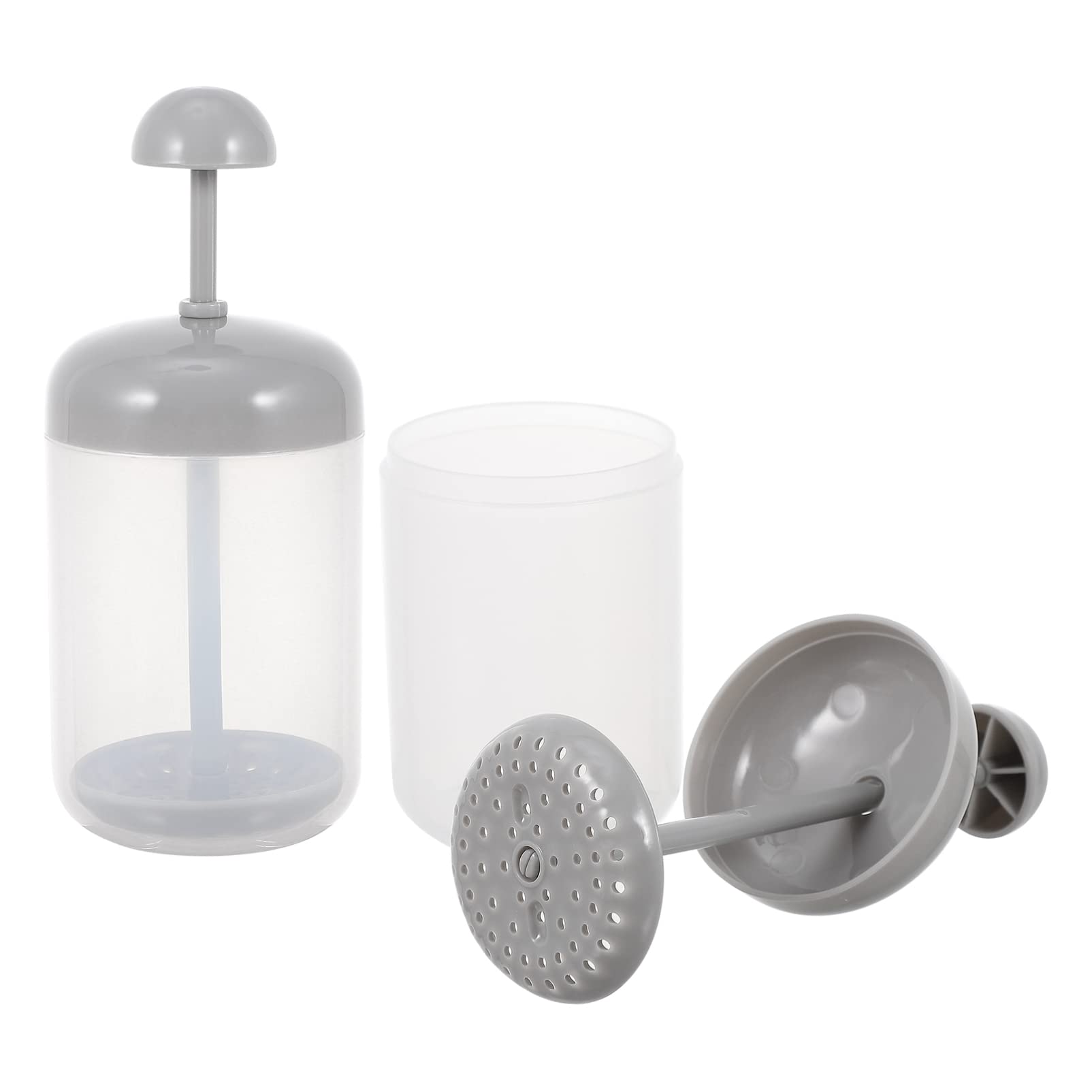 Portable Foam Pump Bottle Dispenser - 2pcs Facial Cleanser & Shower Foaming Cup for Skin Cleansing | Beauty, Bathroom & Skincare Tools | Perfect for Travel, Gym & Daily Skincare Routine