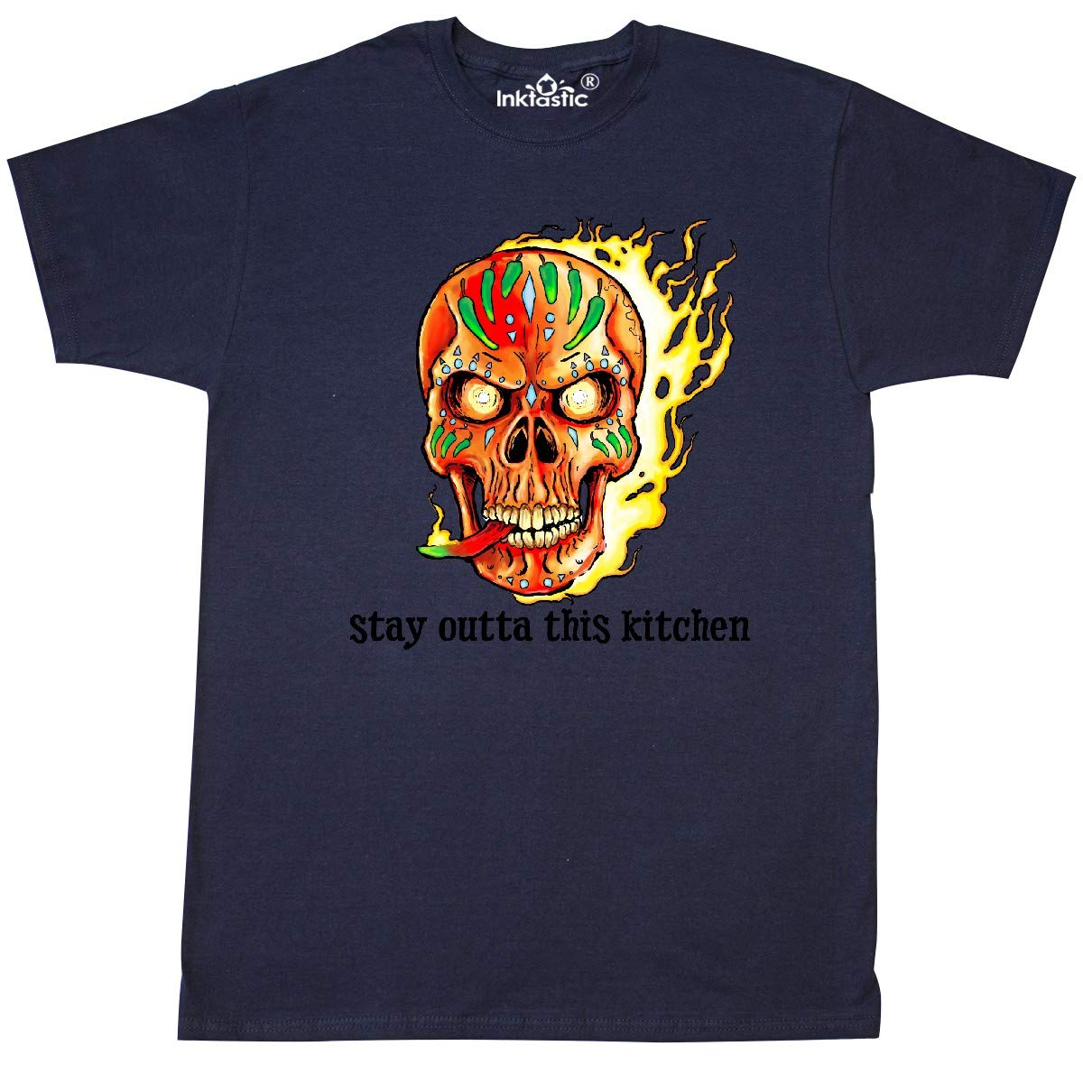 Inktastic Fire Skull 