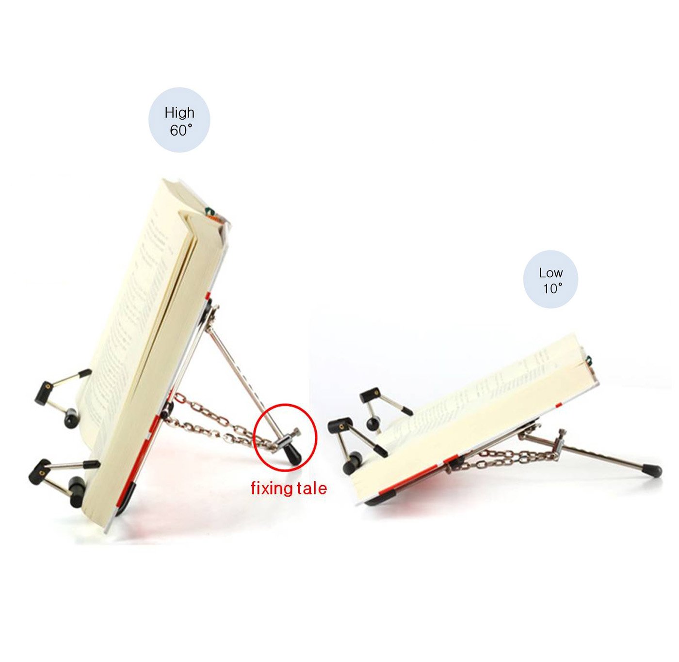 Adjustable Laptop Stand & Tablet Holder - Portable Multi-Angle Ergonomic Desktop Riser for MacBook, iPad, Surface - Perfect for Home Office, Gaming & Study Setup