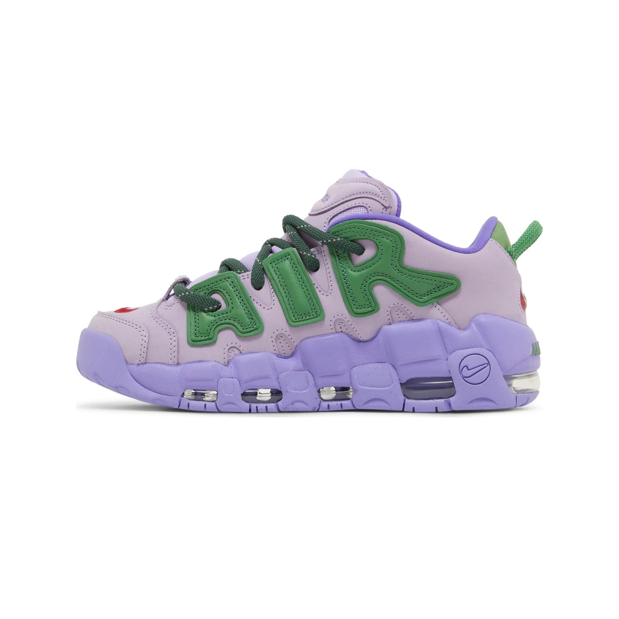 Nike Air More Uptempo Low 'AMBUSH Lilac' Retro Basketball Shoes 2023 - Stylish Purple Sneakers for Men & Women | Perfect for Streetwear, Casual Outfits & Basketball Courts