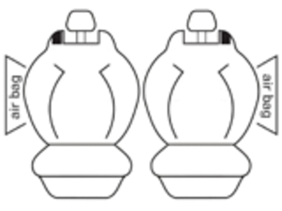 Premium Black Canvas Car Seat Covers for Holden VF Commodore Ute (2013-2020) - Durable & Safe Fit - Perfect for Daily Commutes, Road Trips & Off-Road Protection