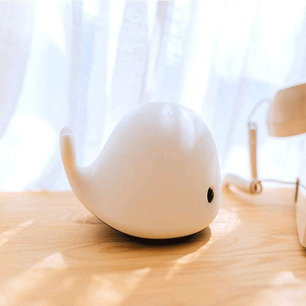 GeRRiT LED Night Light for Kids - Soft Silicone Baby Night Light with Warm White & 7 Color Changing Modes, Perfect for Nursery, Bedroom, and Children's Sleep Aid