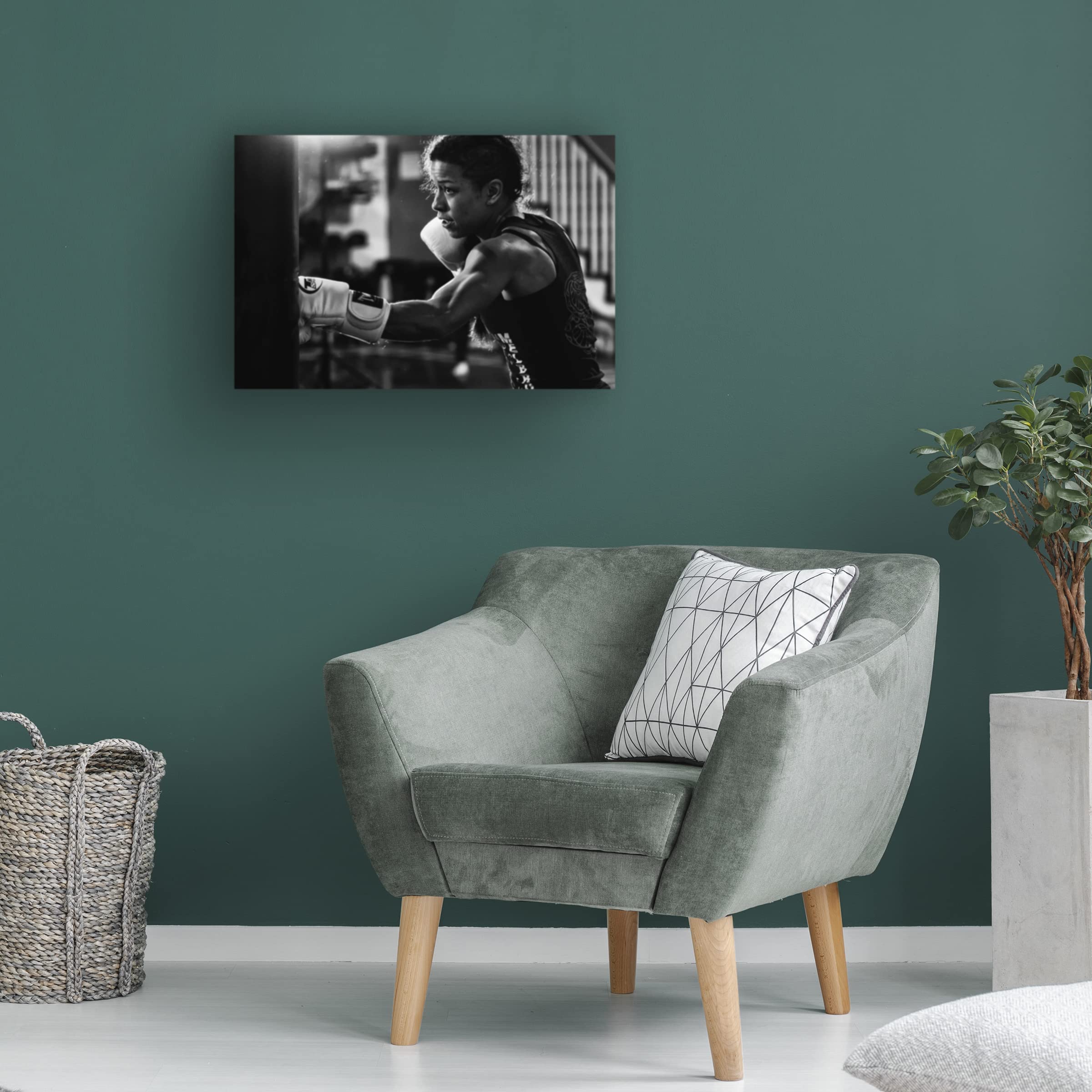 Trademark Fine Art 'Training' Canvas Wall Art by Henry Zhao - Premium Hand-Painted Home Decor for Living Room, Bedroom & Office