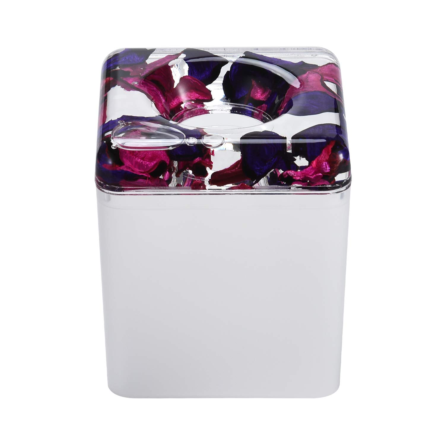 3D Floating Leaf Tissue Holder - Acrylic Motion Decor for Bathroom & Living Room