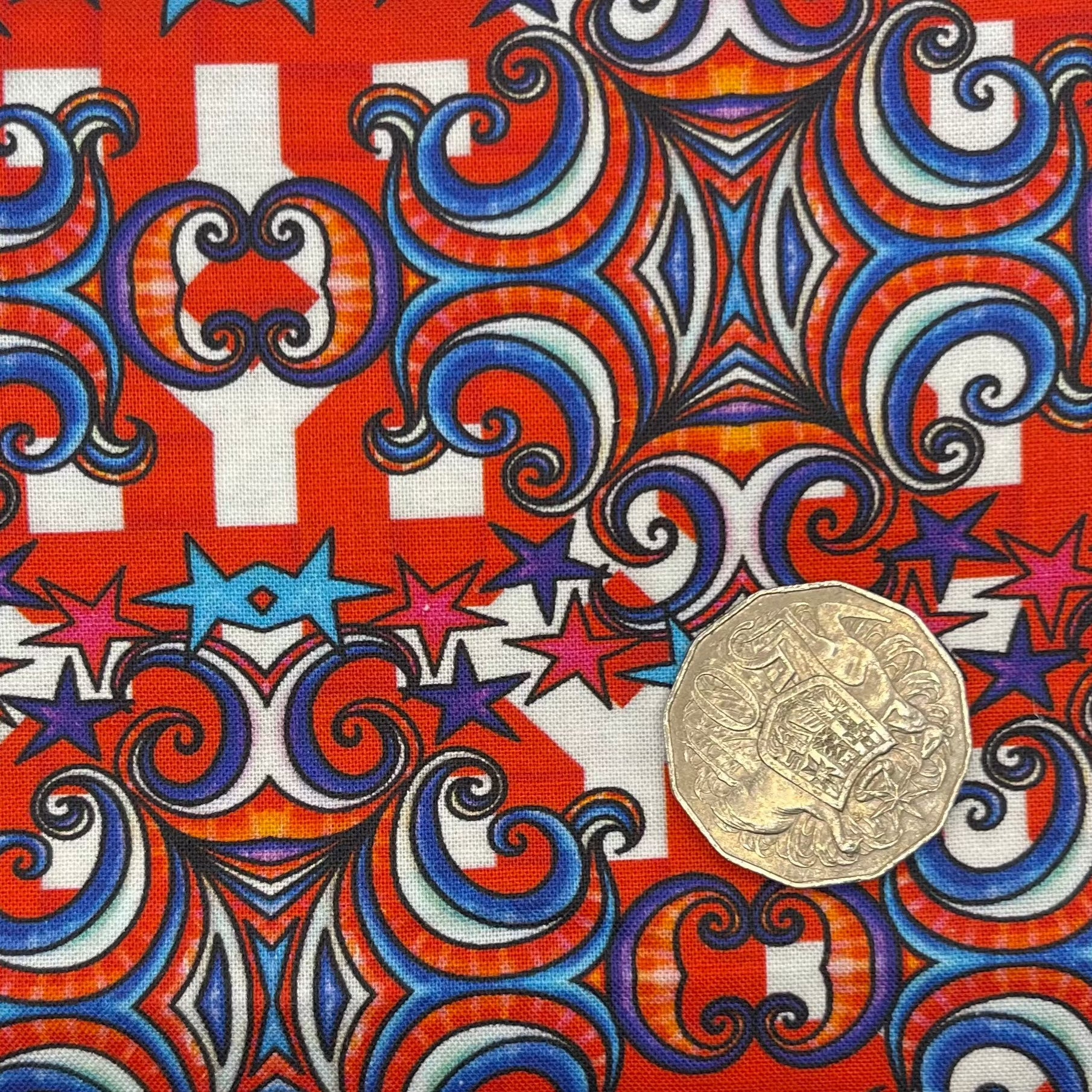 Red, White & Blue Pattern - Patriotic American Flag Design | Perfect for 4th of July Decorations, Memorial Day, Veterans Day & Home Decor