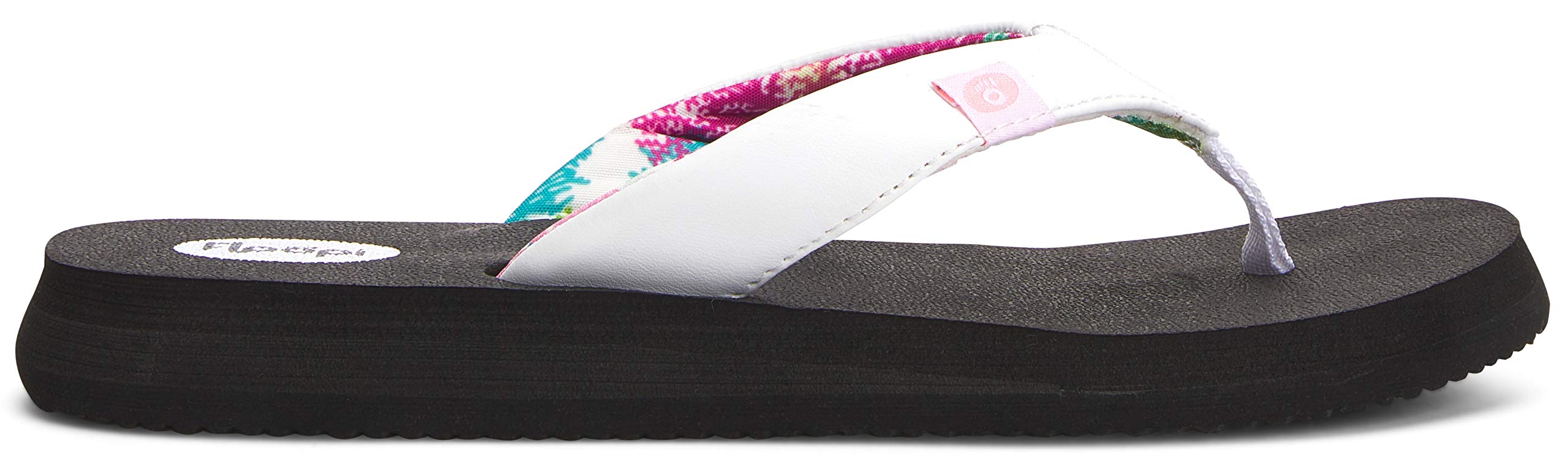 Floopi Women's Flip Flops - Comfortable Flat Thong Sandals with Anti-Skid Soles for Beach, Yoga & Indoor/Outdoor Use | Perfect for Summer, Poolside & Casual Wear