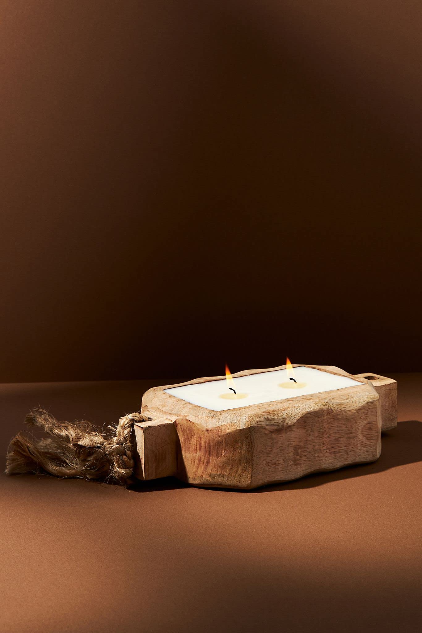 Handmade Driftwood Candles - Natural Grapefruit Pine Scented Soy Wax Candle (24oz) for Home Decor, Wedding Centerpieces & Relaxing Aromatherapy