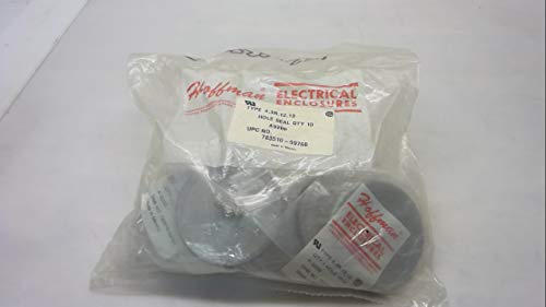 Hoffman AS200 Conduit Hole Seal - Pack of 10 - 2.50 Inch Steel Hole Plug for Electrical Conduits - Ideal for Industrial, Commercial, and Residential Wiring Protection