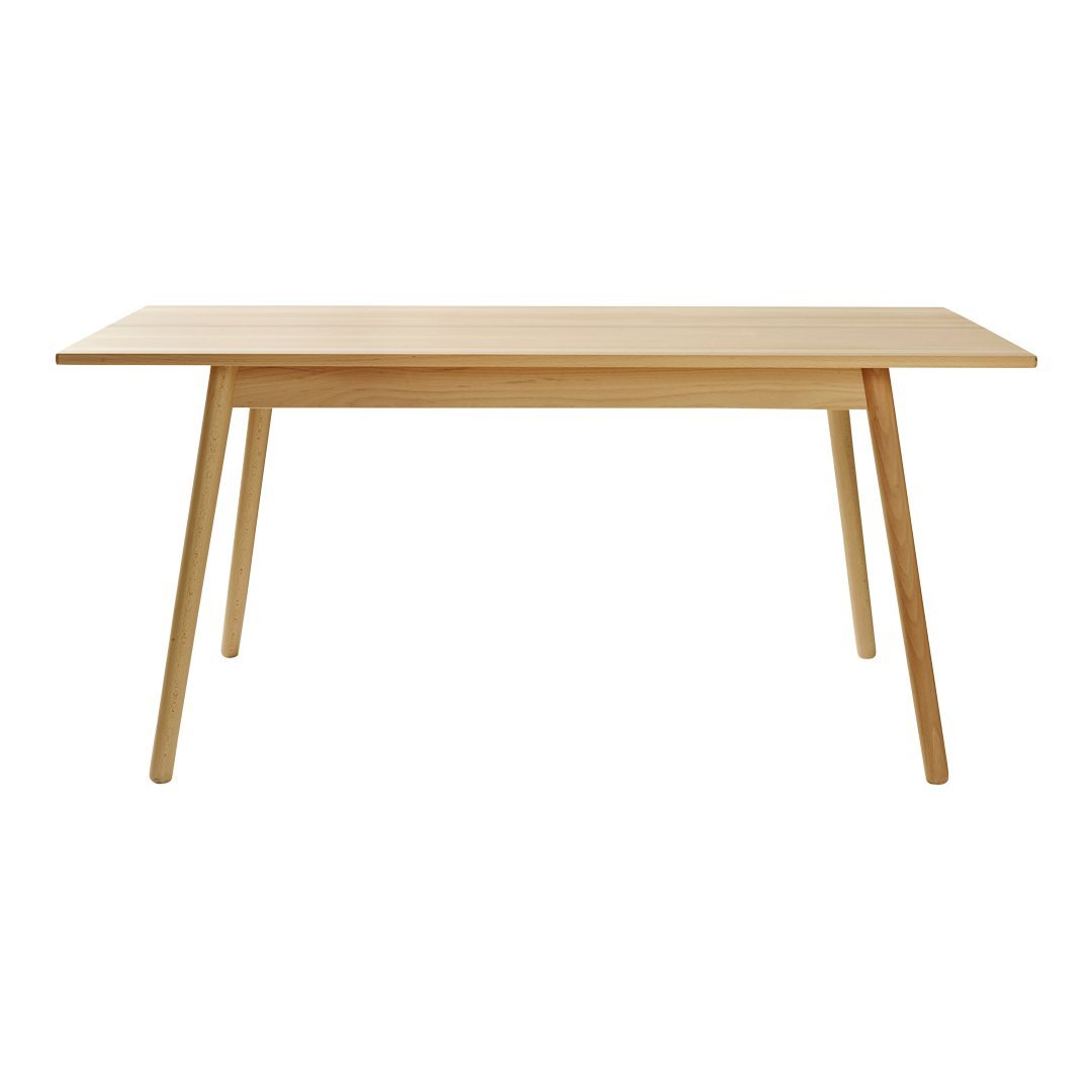 Modern C35B Dining Table - 6 Seater Wooden Kitchen Table for Small Spaces | Perfect for Breakfast, Family Meals & Dinner Parties