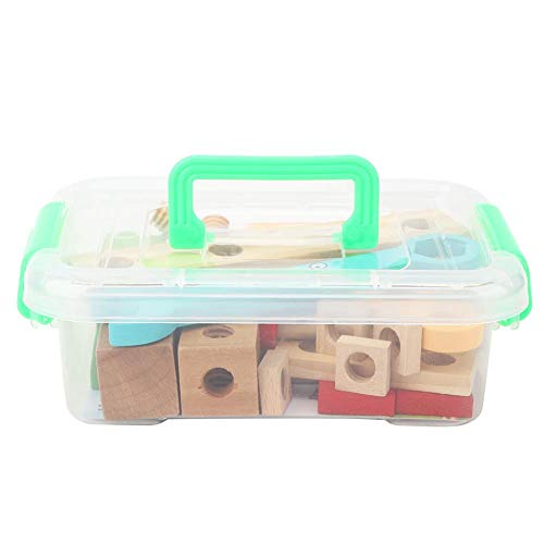 Kids Wooden Pretend Play Toolbox Set - Engineering & Maintenance DIY Learning Toy for Early Education (XL Size) | Perfect for Role Play, STEM Learning & Toddler Pretend Play Activities