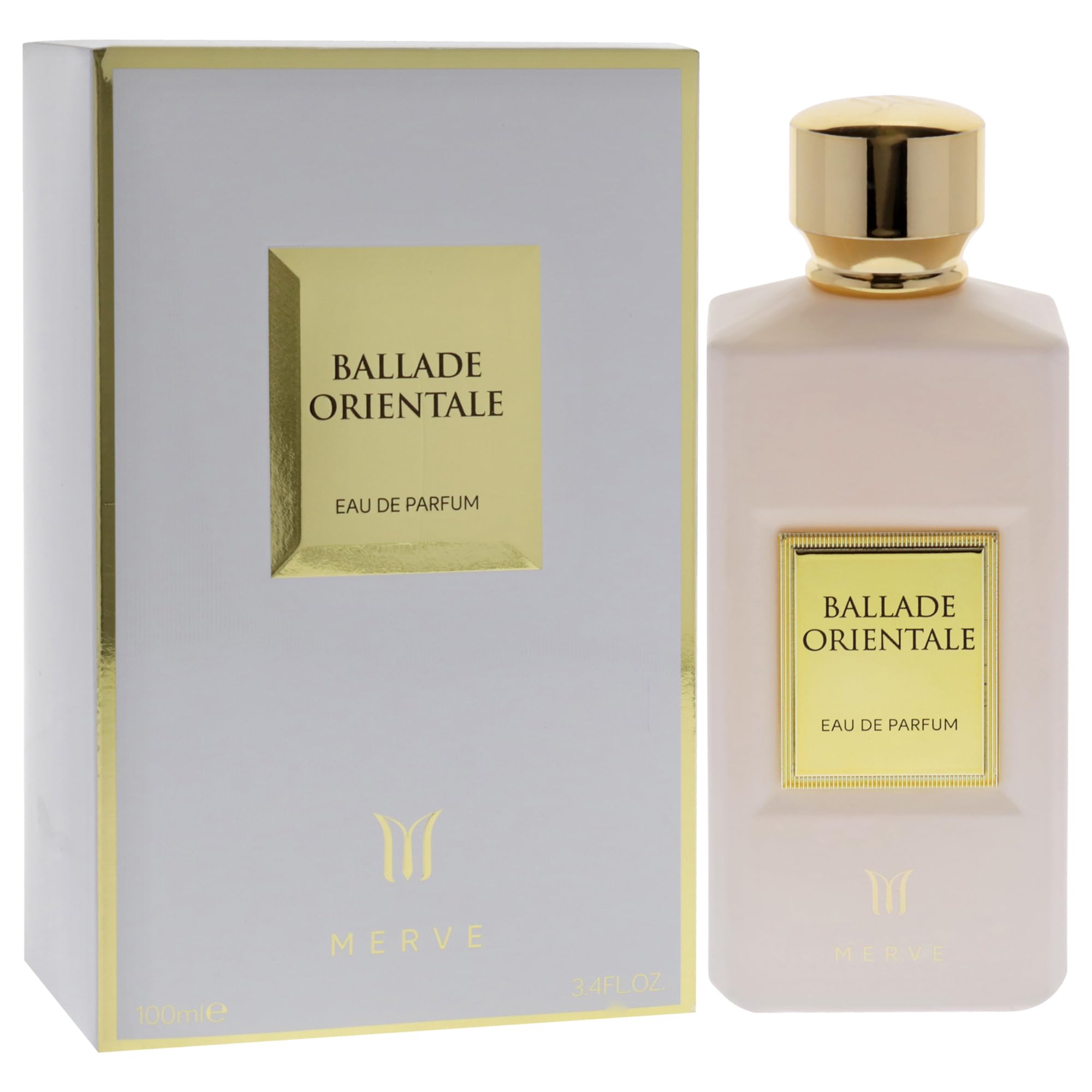 Merve Ballade Orientale Unisex Eau de Parfum - 3.4 oz Perfume Spray for Men & Women | Romantic Date Night & Special Occasion Fragrance