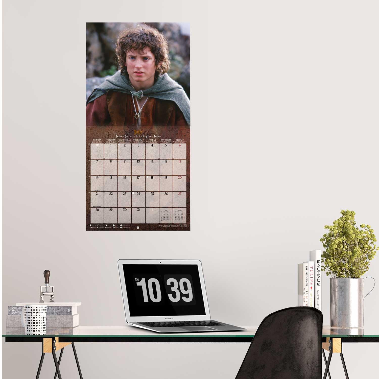 2025 Lord of the Rings Wall Calendar - 30x30cm Family Planner | Tolkien Themed Monthly Organizer for Home, Office & Gift Giving | Premium 2025 Yearly Calendar with Fantasy Art