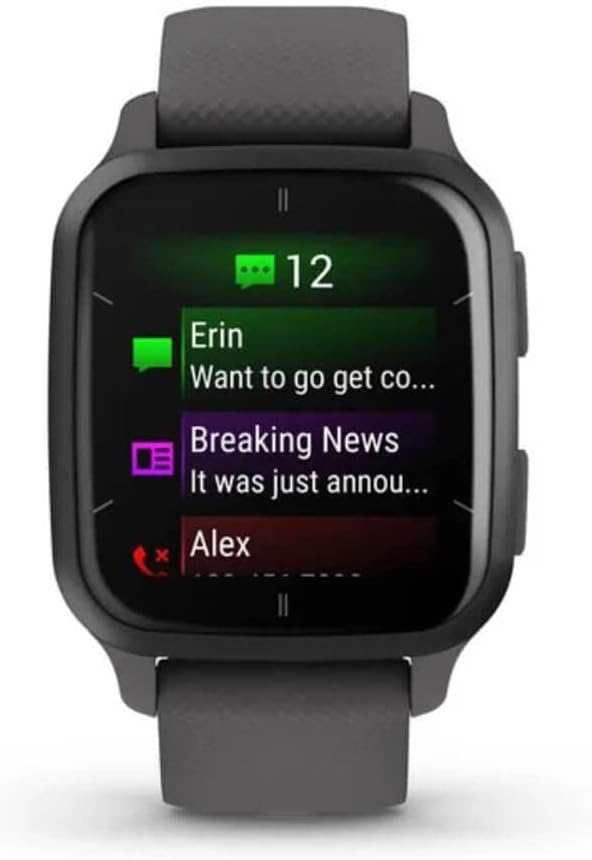 Garmin Venu Sq 2 Smartwatch with GPS, Heart Rate Monitor & Fitness Tracking - Perfect for Running, Swimming & Daily Activity Tracking