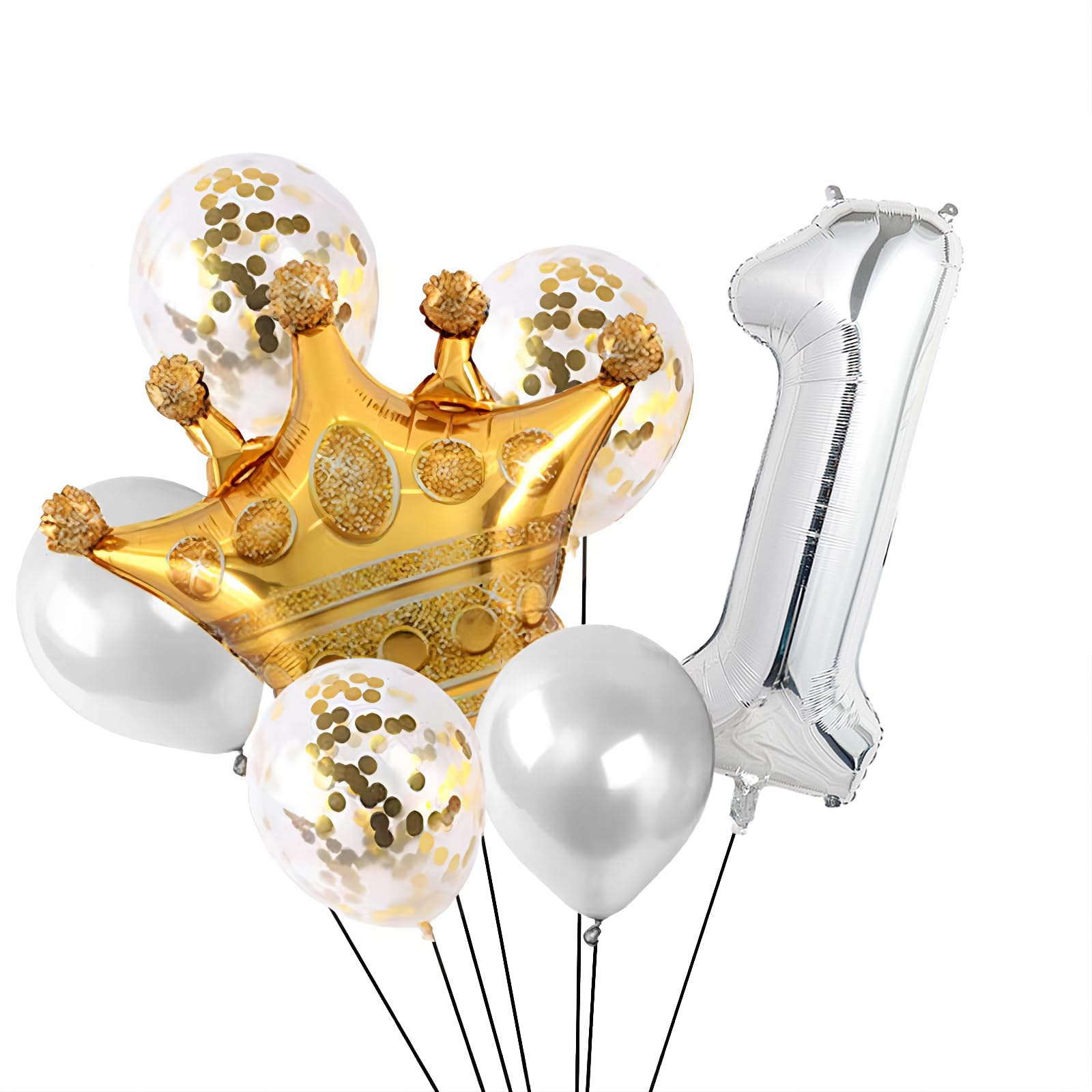40 Inch Silver Number Balloons - Helium Mylar Foil Birthday Party Decorations for Weddings, Anniversaries, Bridal Showers & Bachelorette Parties | Perfect for Photo Backdrops, Cake Tables & Celebration Displays
