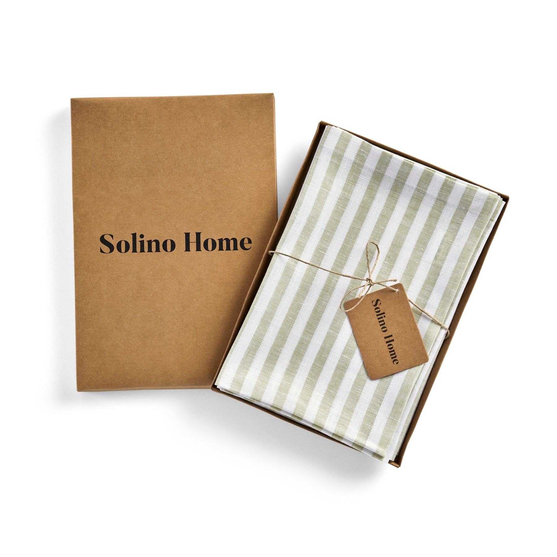 Amalfi Stripe Cotton Napkins Set of 12 - Premium Dinner Napkins for Formal Dining, Parties & Holiday Table Decor - Elegant Italian-Inspired Table Linens