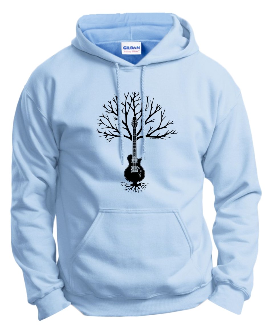 ThisWear Tree of Life Guitar Hoodie - Music Lovers Sweatshirt for Men & Women - Perfect for Concerts, Gifts & Casual Wear