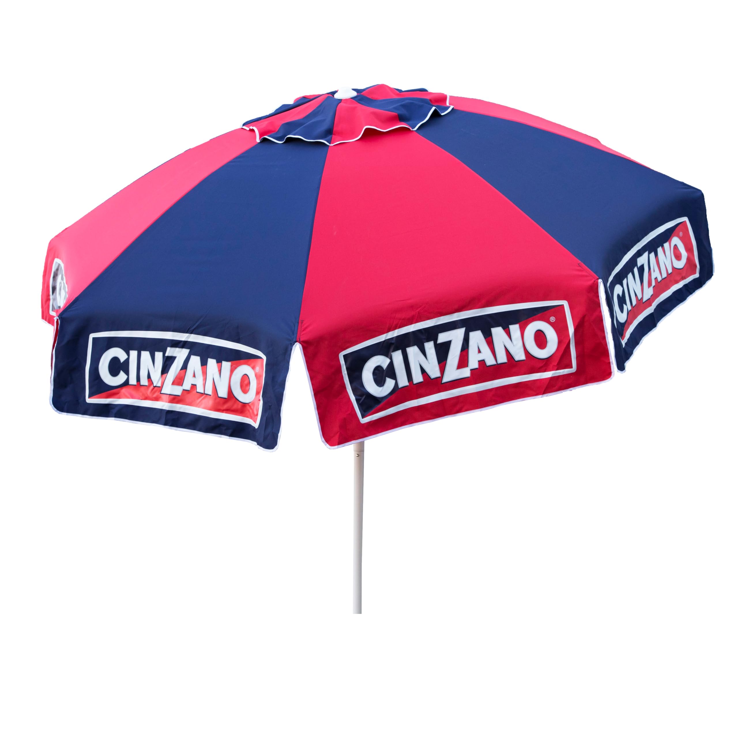 DestinationGear 1384 Cinzano Deluxe Beach & Patio Umbrella with Storage Bag - UV Protection, Windproof Outdoor Umbrella for Pool, Backyard, Garden & Beach Parties