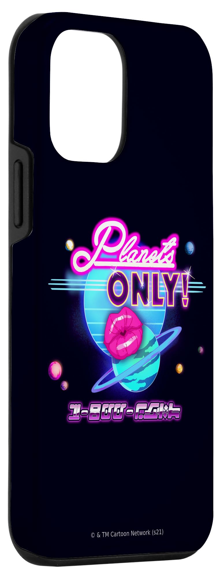 iPhone 12 Mini Rick and Morty Planets Phone Case - Durable Protective Cover with Unique Solar System Design - Perfect for Fans, Everyday Use & Gift Giving