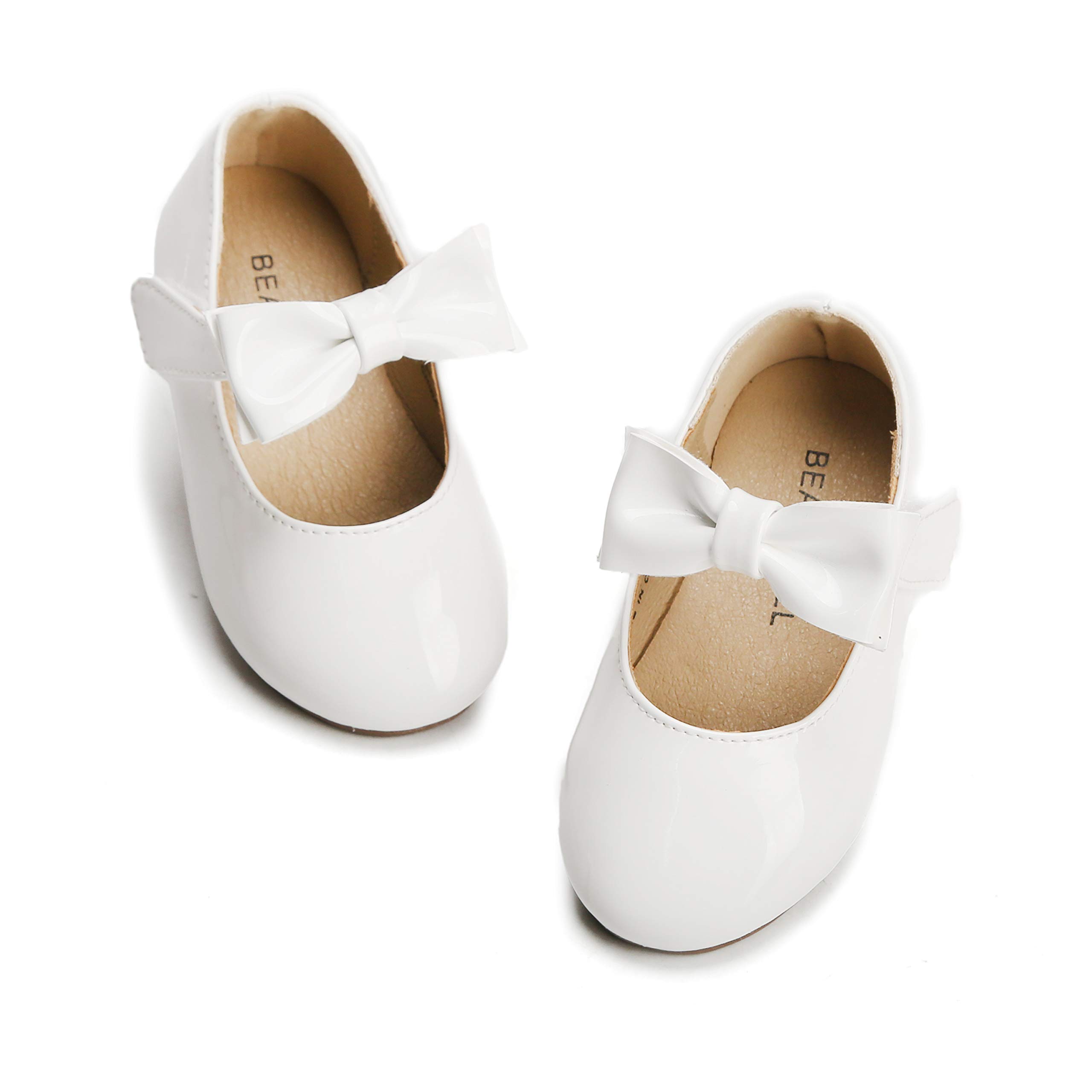 Felix & Flora Toddler Flower Girl Dress Shoes - Girls Ballet Flats for Party, School, Wedding | Perfect for Special Occasions & Everyday Wear