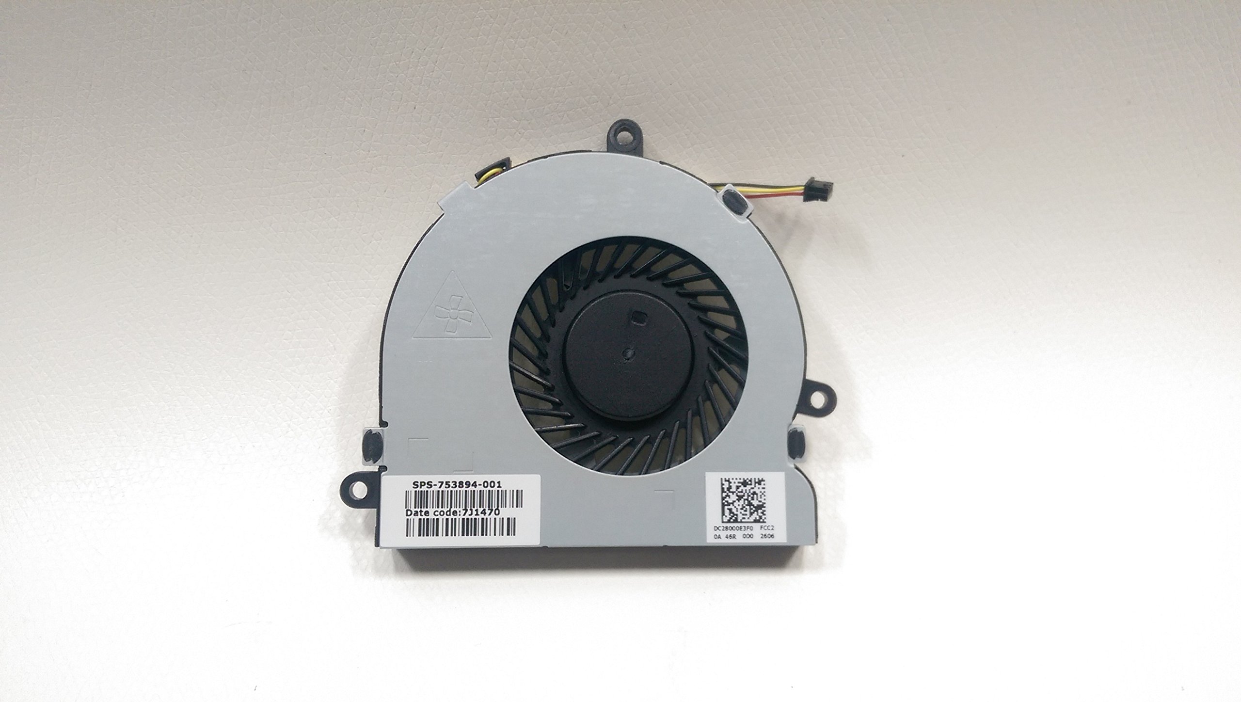 Original HP Pavilion 15-G 15-R Laptop Cooling Fan Replacement 753894-001 - Compatible with HP Pavilion 15 Series, Quiet Operation for Gaming & Office Use