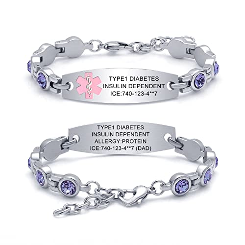 Style 2_Purple CZ_Pink Symbol