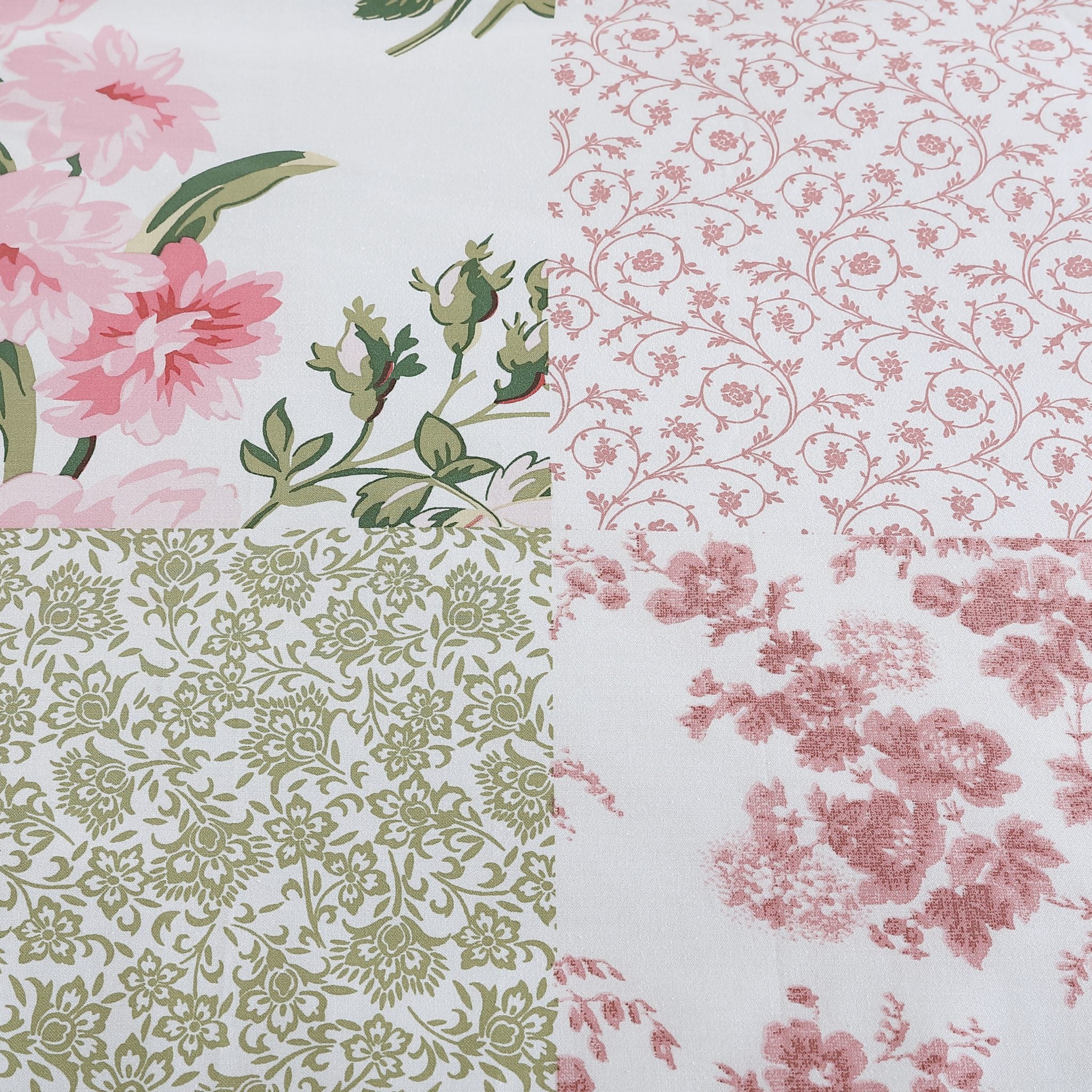 Laura Ashley Ailyn Rose Quilt Cover Set - Luxury Floral Bedding for Master Bedroom & Guest Room Decor