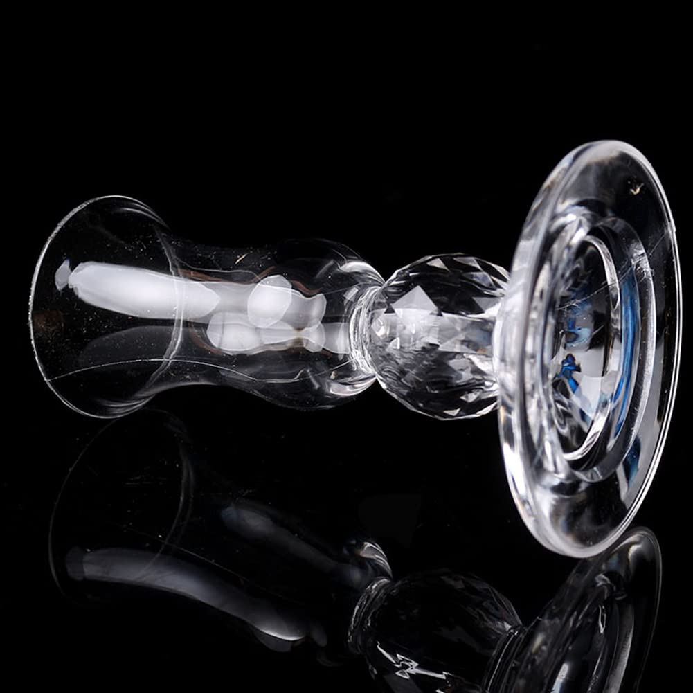 2Pcs Clear Acrylic Fruit Forks & Cup Holder - Cocktail Toothpick Forks for Desserts, Appetizers, Cakes - Perfect for KTV, Bistro, Restaurant, Hotel, Coffee Shop, Bar & Home Parties - Elegant Tableware for Entertaining Guests