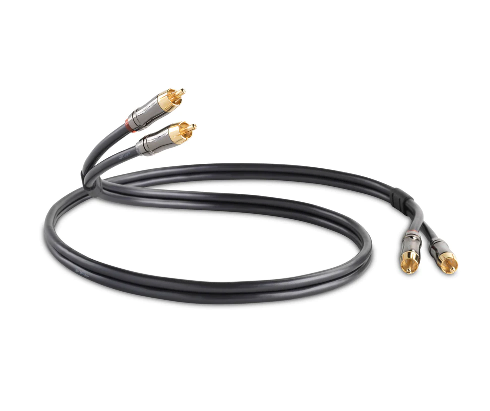 High-Quality QED Performance Graphite RCA Audio Cables - Premium Interconnect Cables for Home Theater, Hi-Fi Systems & Audiophile Setups