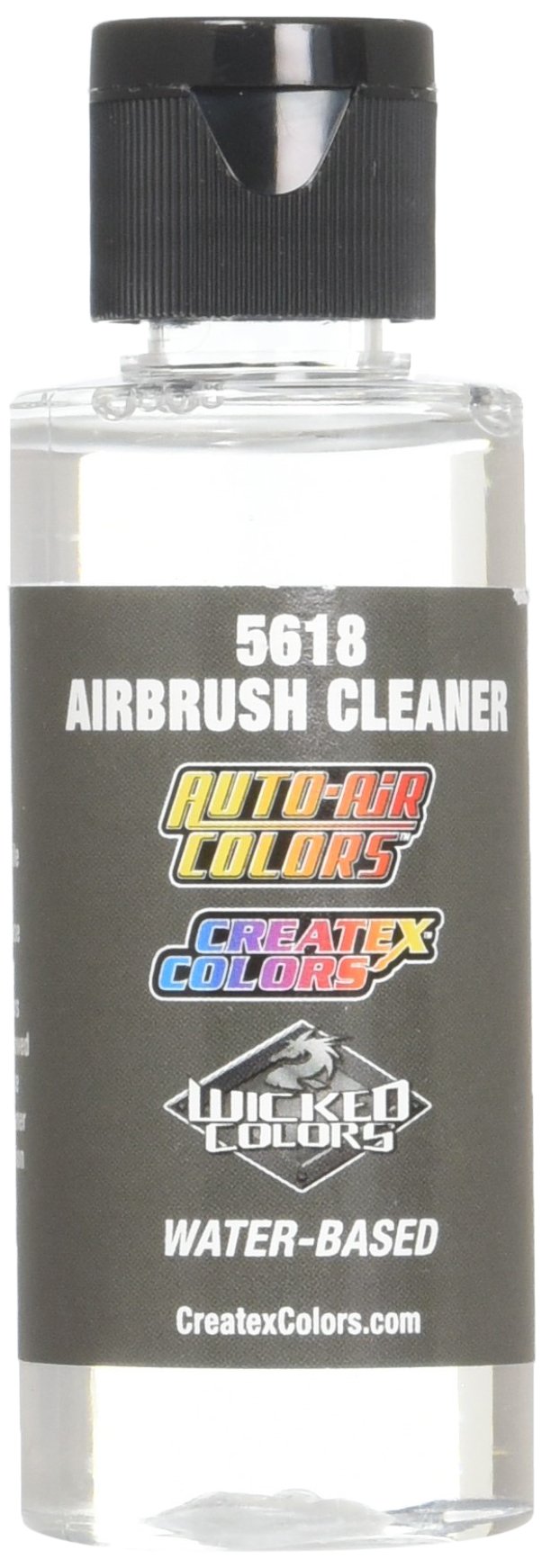 Createx 5618-02 CRE5618 2 Oz. Airbrush Cleaner - Professional Paint Tool Cleaner for Artists & Hobbyists - Perfect for Airbrush Maintenance, Model Painting & Craft Projects