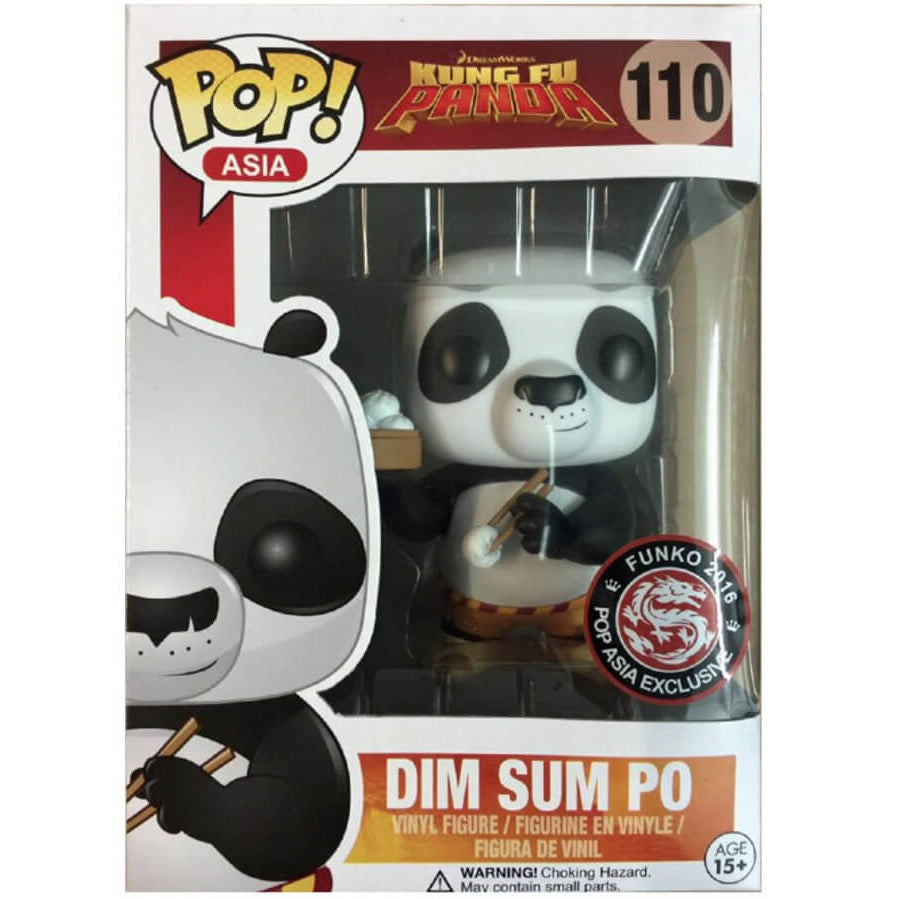 Kung Fu Panda Dim Sum Po Vinyl Figure - Asia Pop! Collectible Toy for Fans & Movie Lovers | Perfect for Display, Gifts, and Home Decor
