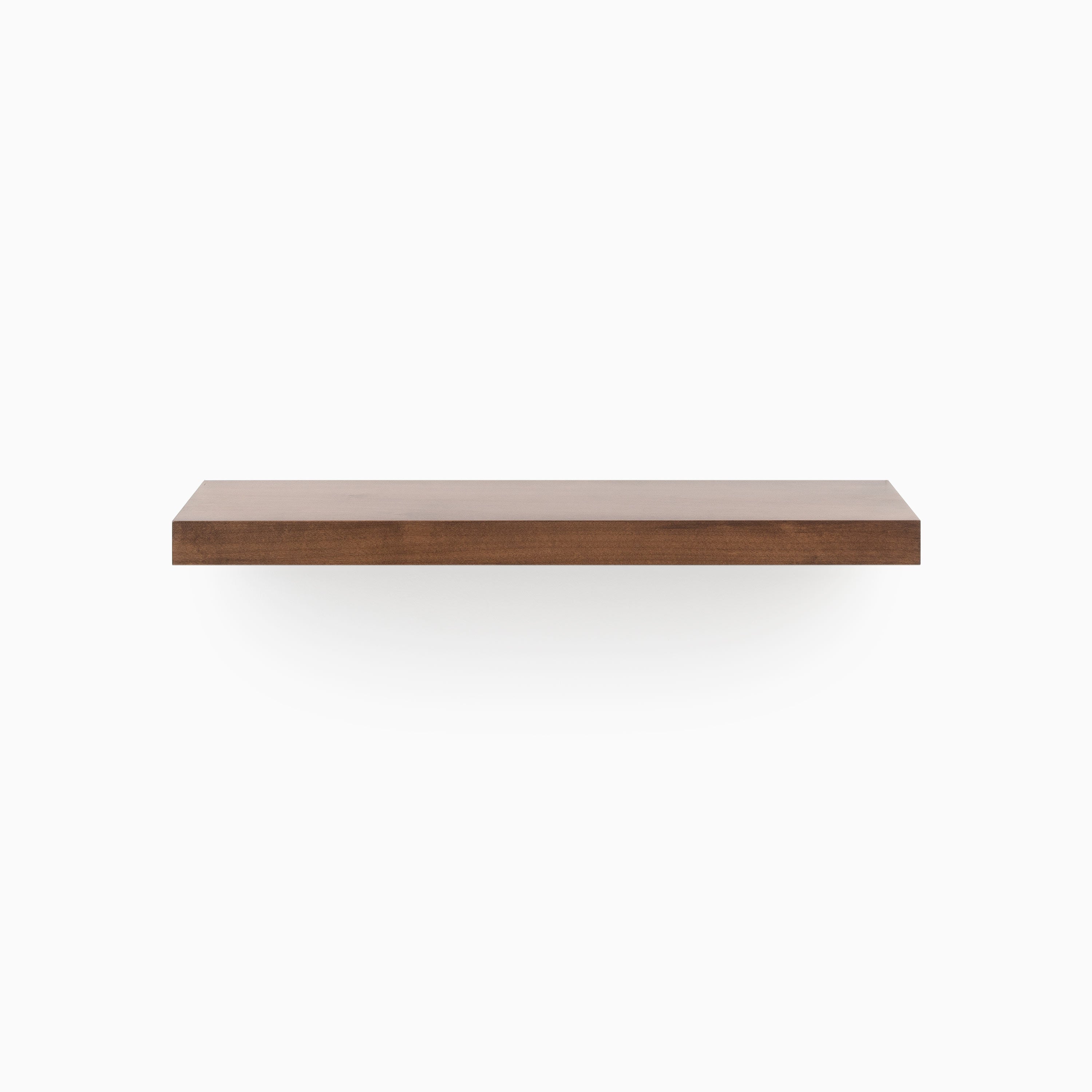 Aksel Dutch Mocha Floating Shelf - Rustic Wood Wall Shelf for Kitchen, Bathroom & Living Room Decor - Perfect for Displaying Plants, Books & Home Decor Items
