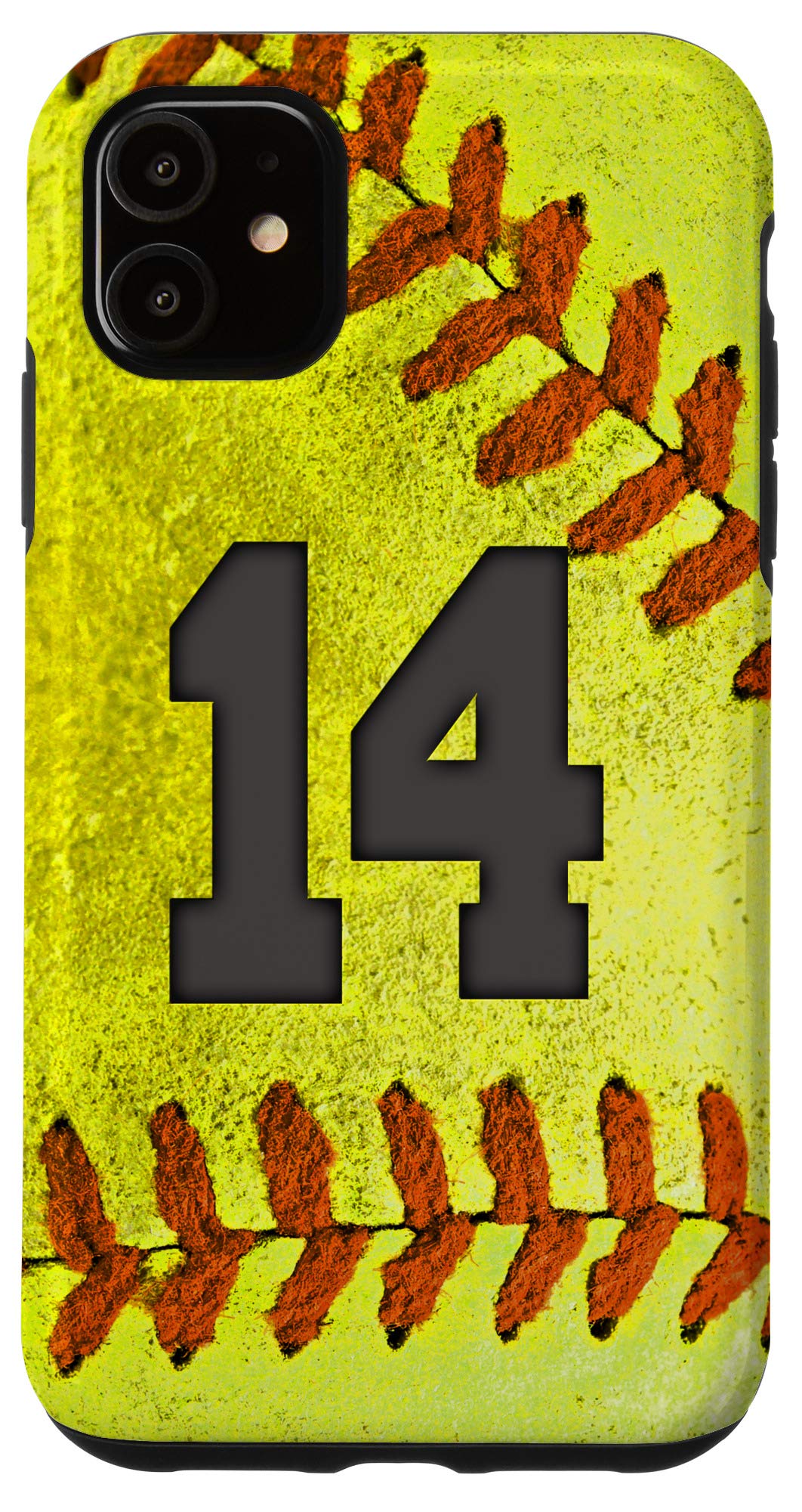 iPhone 11 Softball Jersey Case - #14 Fan Gift for Softball Lovers | Perfect for Games, Practice & Showing Team Spirit