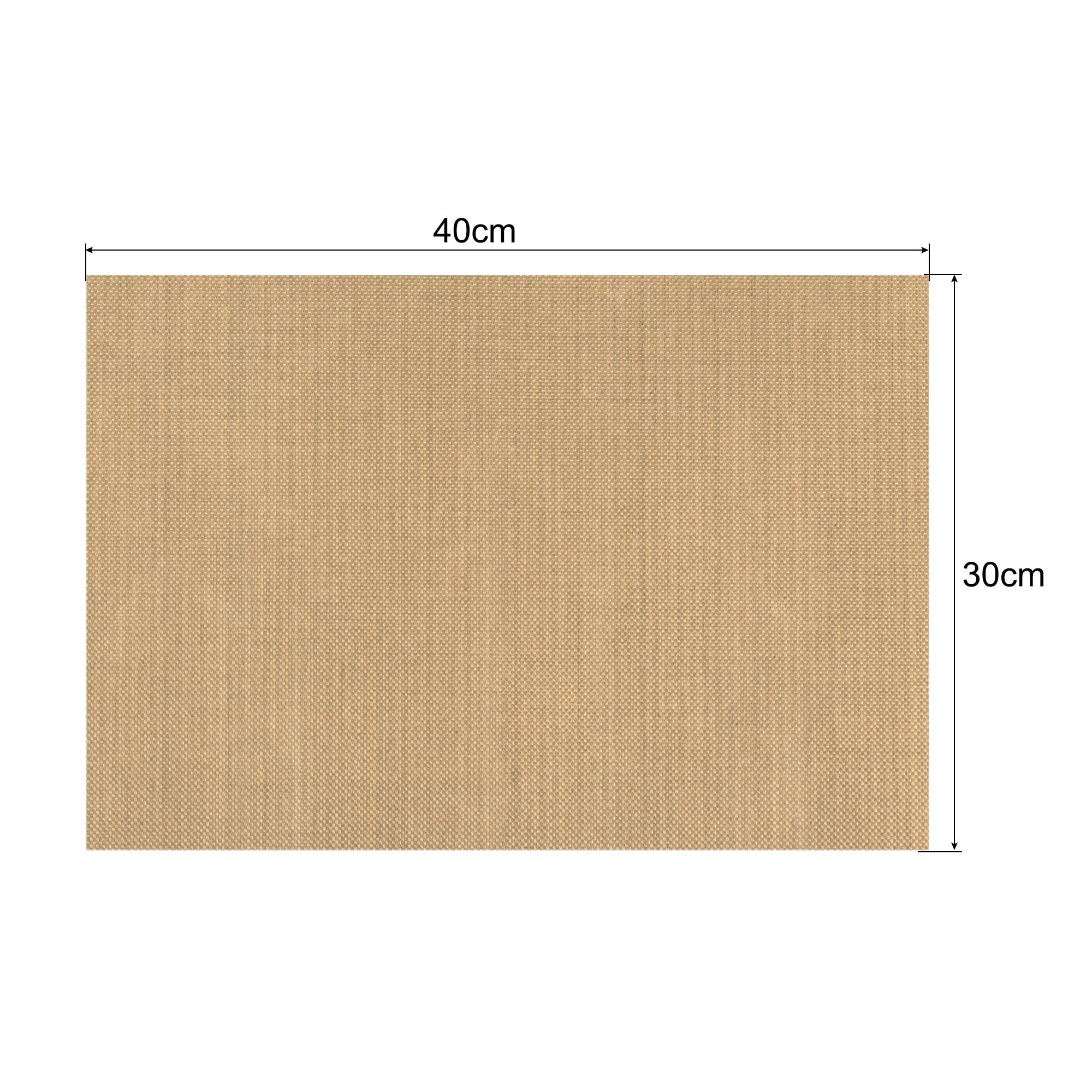 uxcell 30 x 40cm PTFE Heat Resistant Non-Stick Sheet - Reusable Craft Mat for Baking, Ironing & DIY Projects (Brown, 3-Pack)
