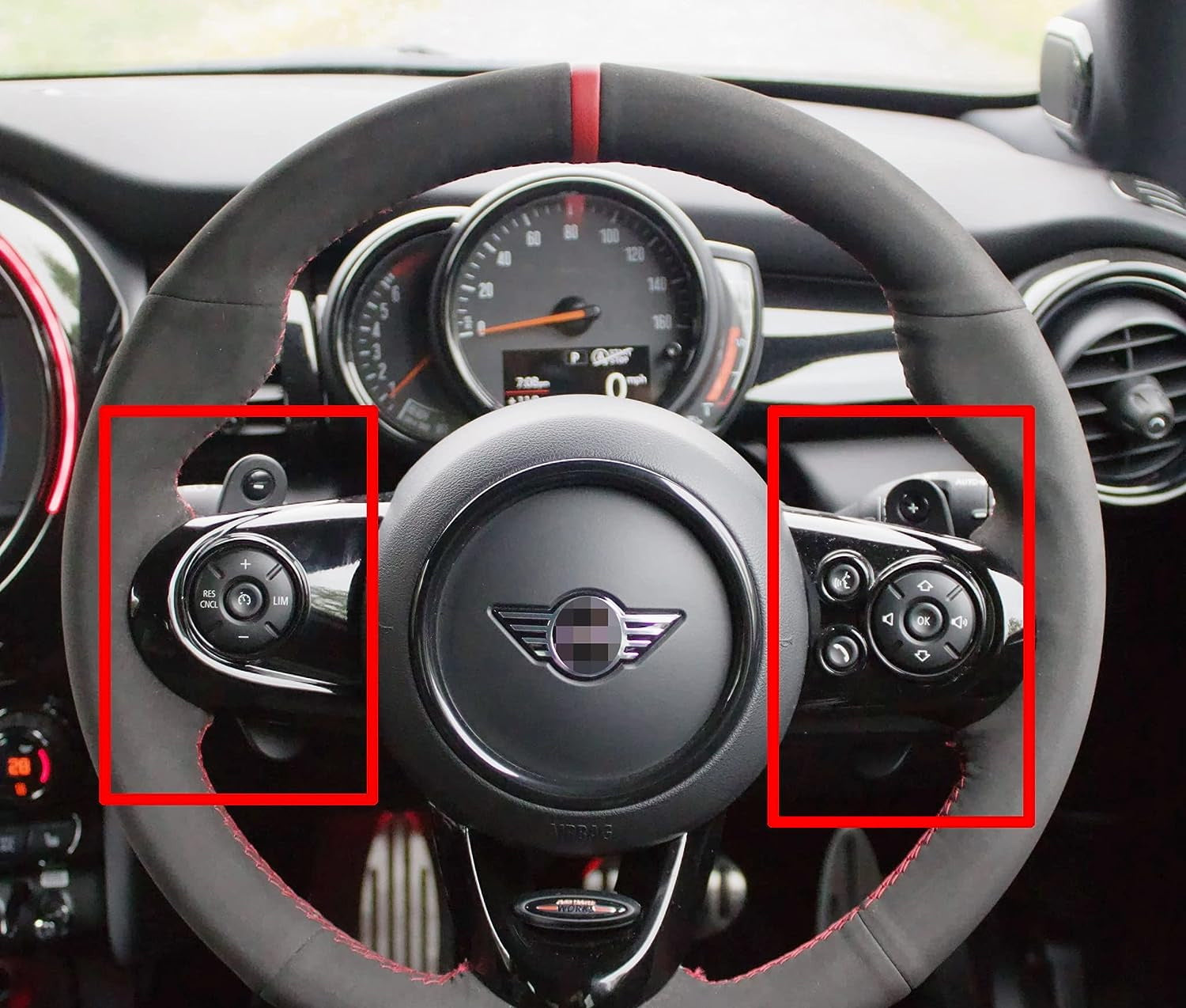 Premium Forged Carbon Fiber Steering Wheel Paddle Shifters for MINI Cooper F55 F54 F60 Models - Enhance Driving Performance & Sporty Look (Perfect for Racing, Track Days & Street Driving)