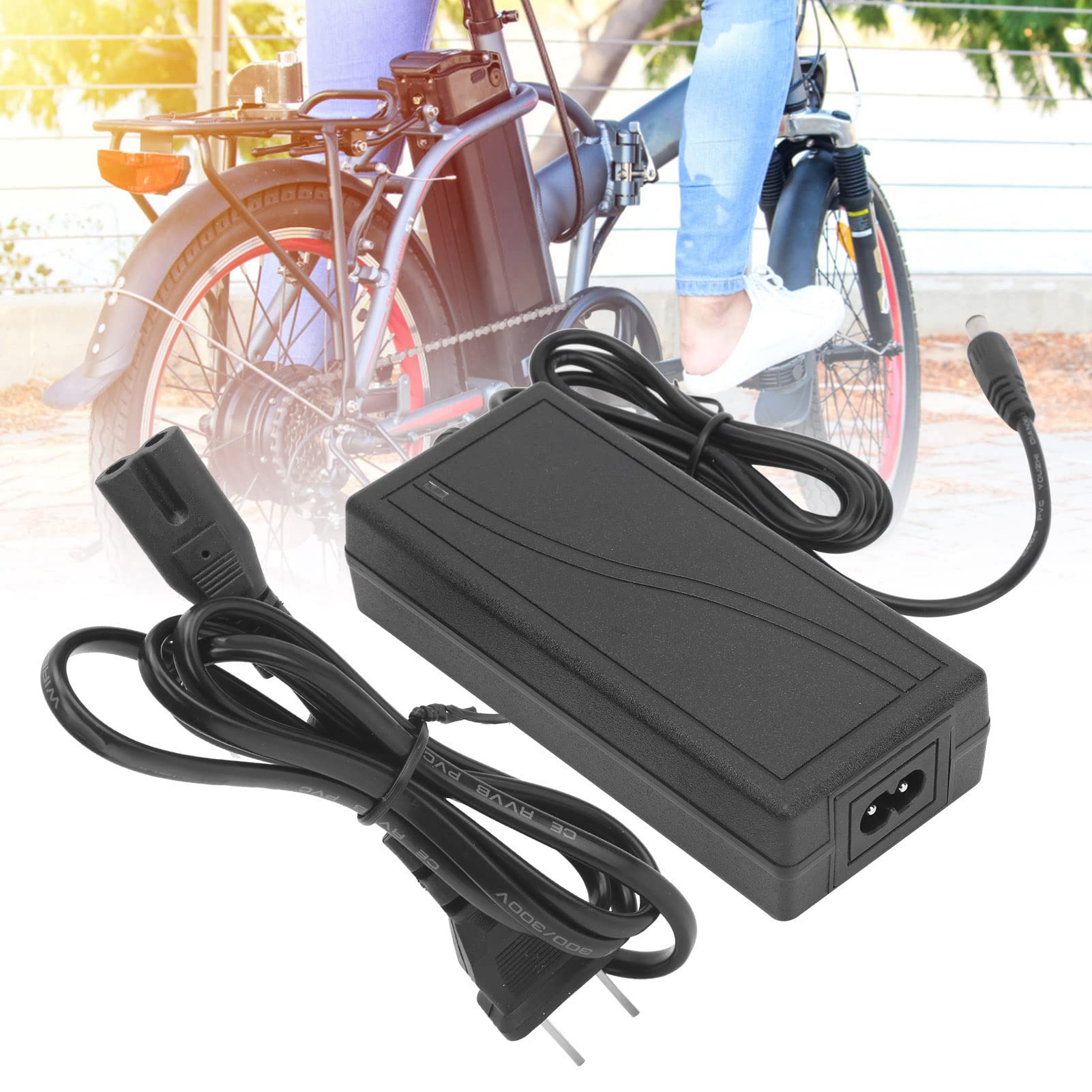 42V 2A Electric Scooter Battery Charger - Universal Lithium Battery Charging Adapter with 100-240V US Plug for Estink & Other E-Scooters - Perfect for Commuting, Campus Travel & Urban Mobility