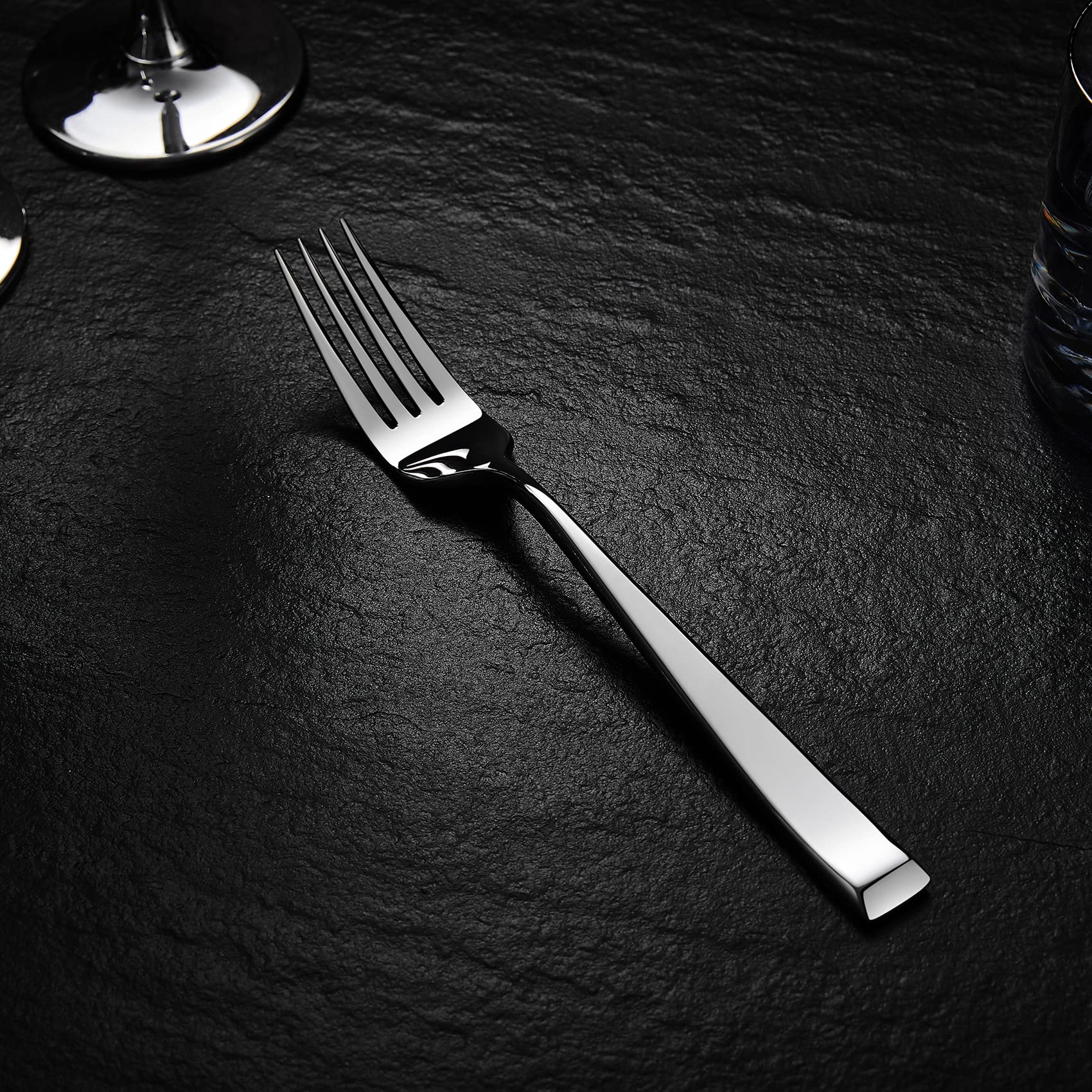 Premium Alexander Fine Forks Set of 4 - 18/10 Stainless Steel Heavy Duty Salad Forks (7.3