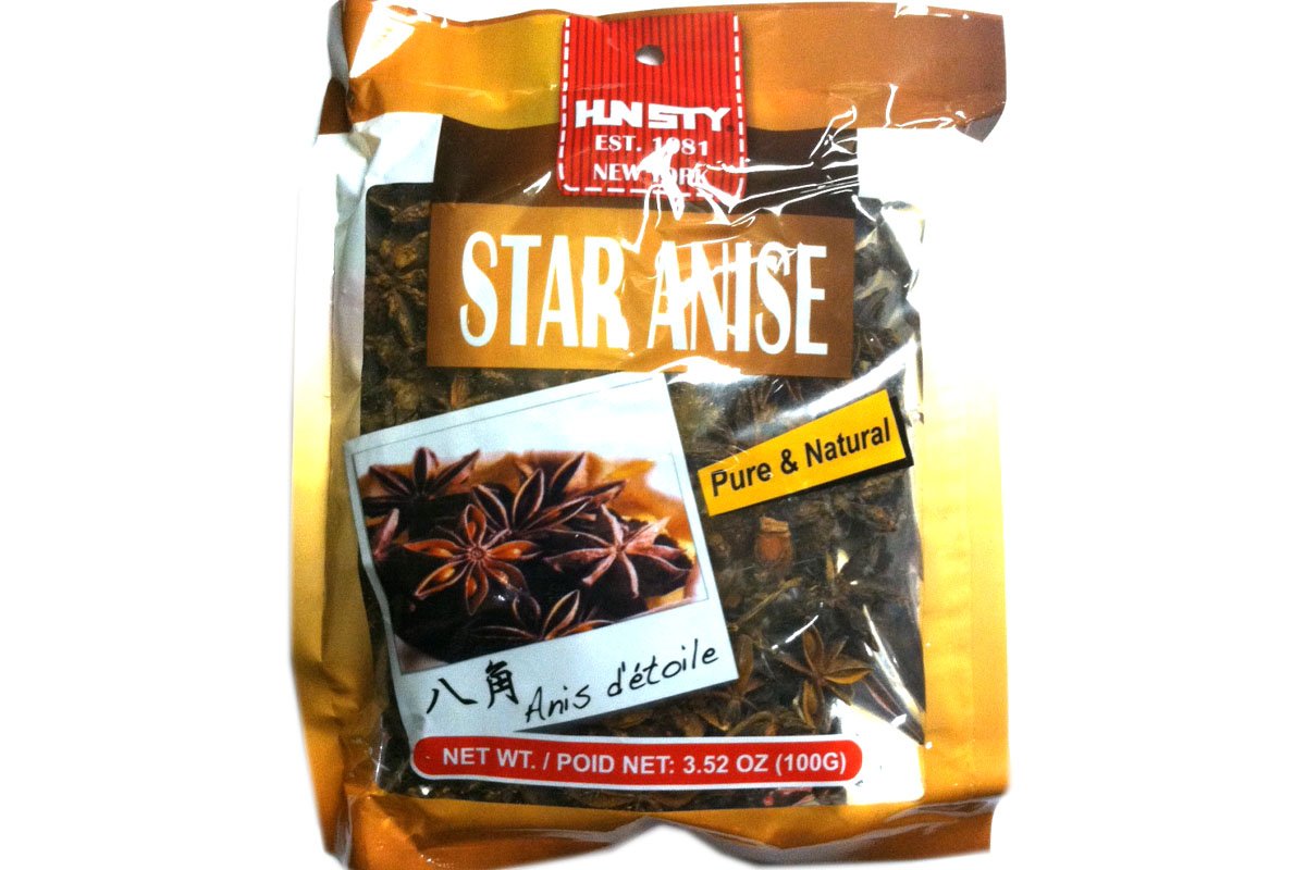 Pure & Natural Star Anise Whole Spice - 3.52oz (100g) for Baking, Cooking, Tea & Aromatherapy